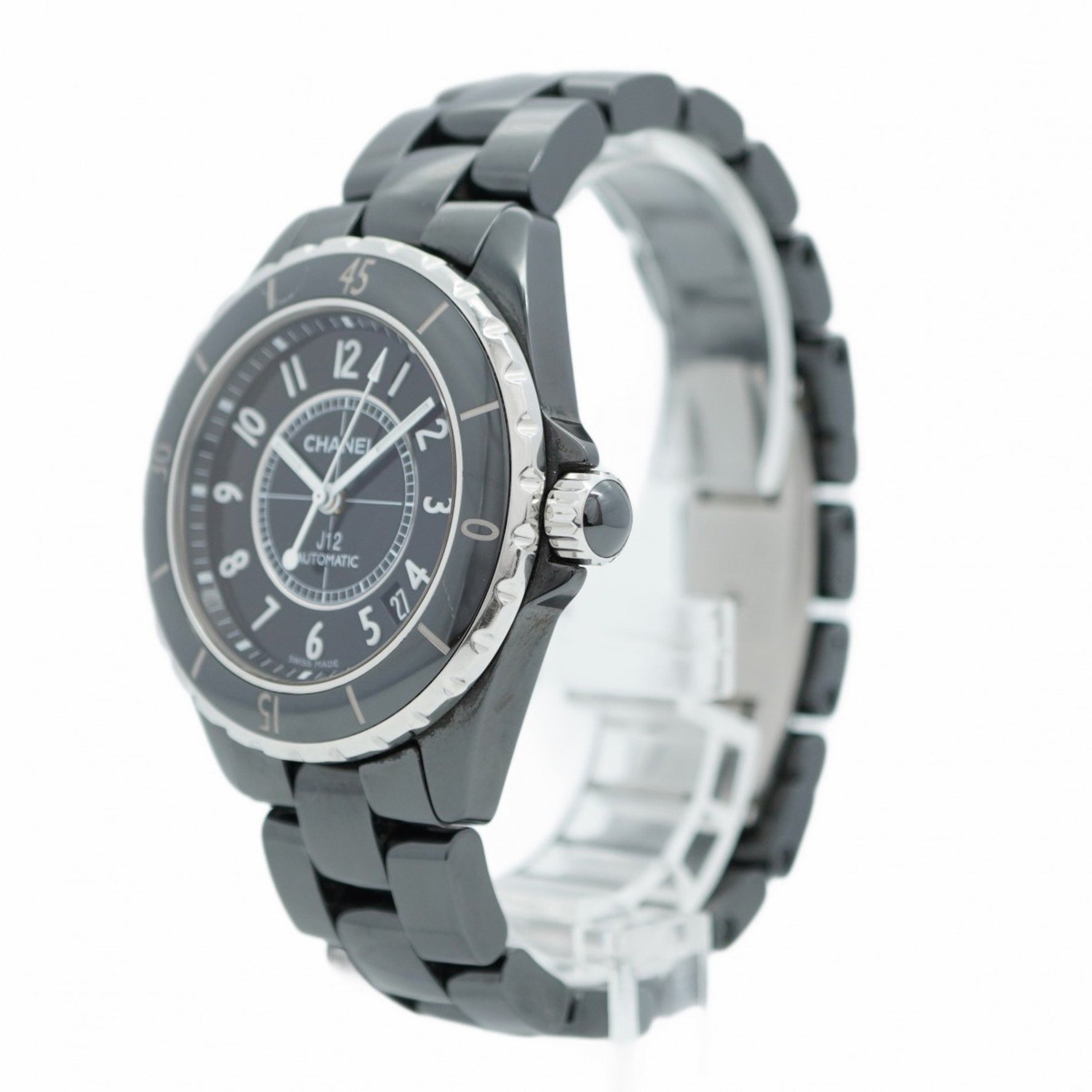 Chanel J12 H0685 Black Dial Men's Watch
