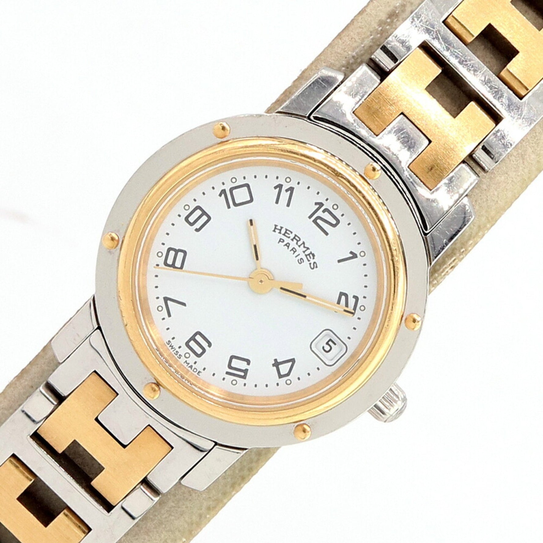 Hermès Clipper Watch Stainless Steel Quartz