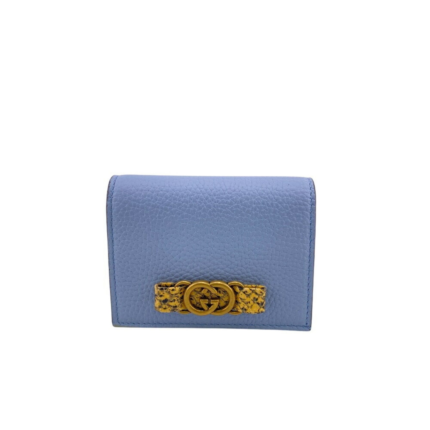 GUCCI Compact Wallet Interlocking G Bi-fold