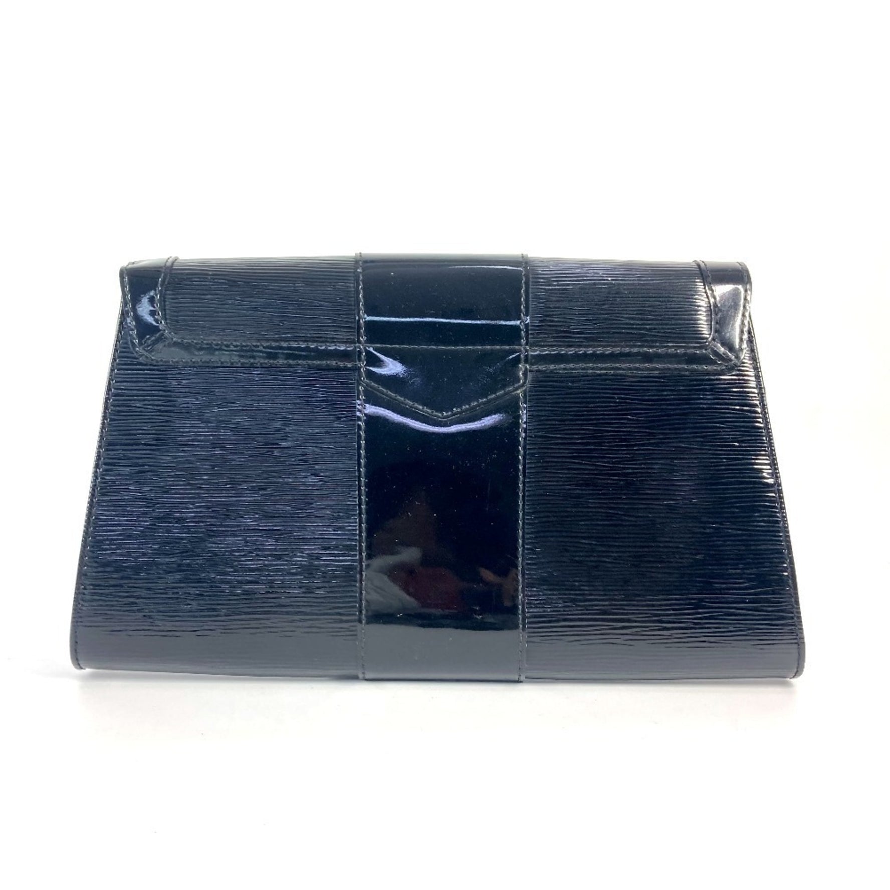 Louis Vuitton Epi Electric Pochette Iena Flap Handbag Shoulder Bag Clutch Leather Noir Black