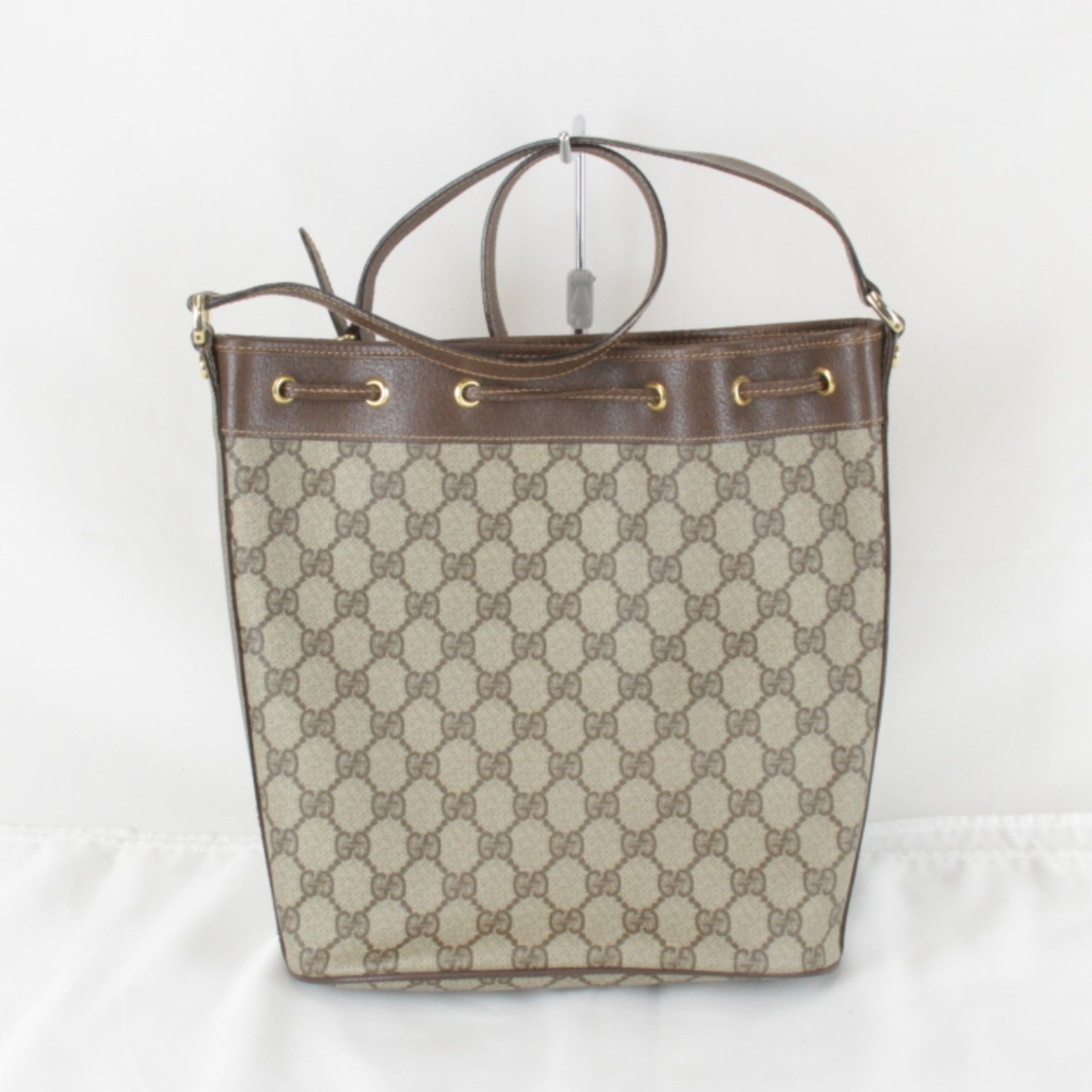 GUCCI Old 001.115.6179 4023 Shoulder Bag GG Supreme Canvas