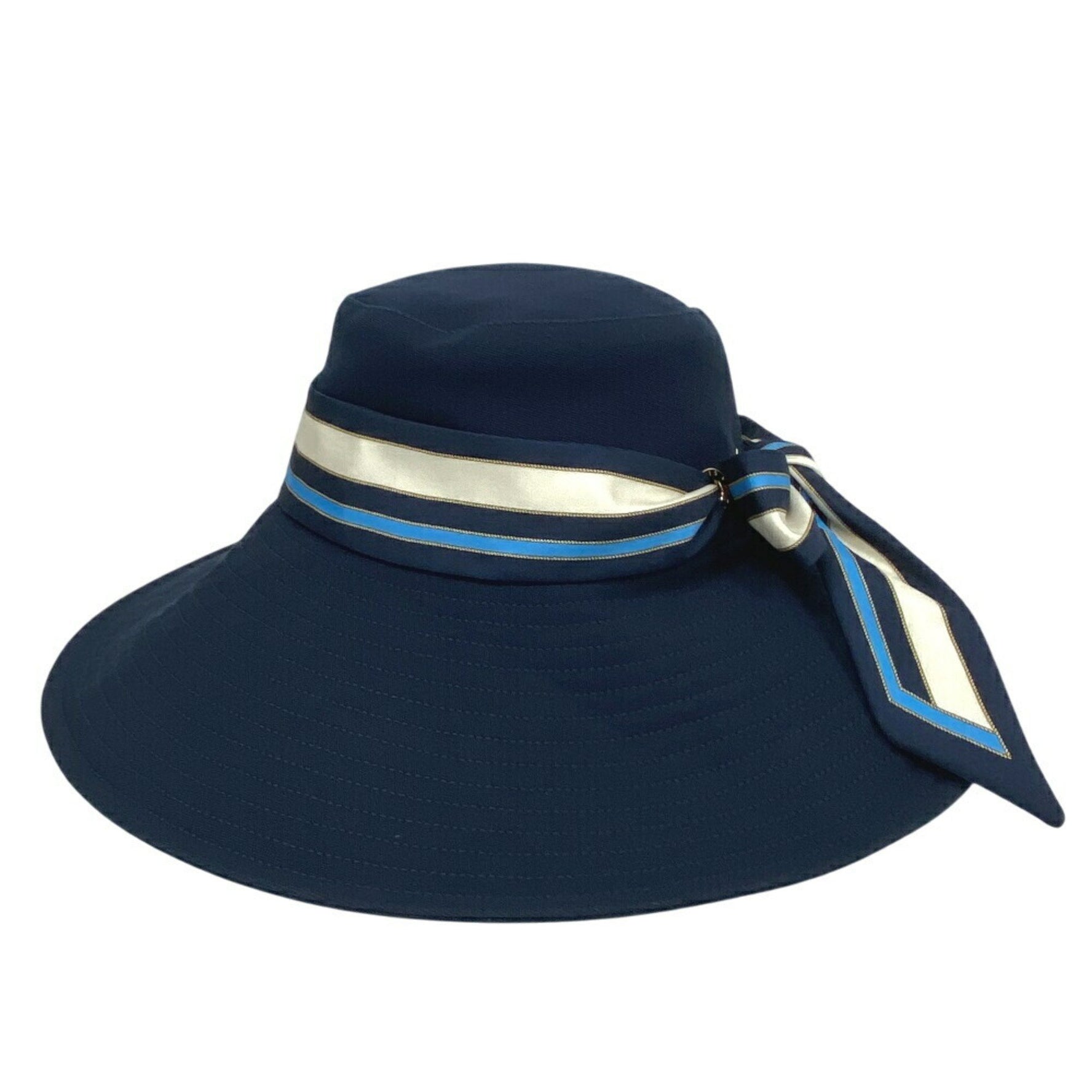 LOUIS VUITTON M7496M Bucket Hat, Navy, Women's