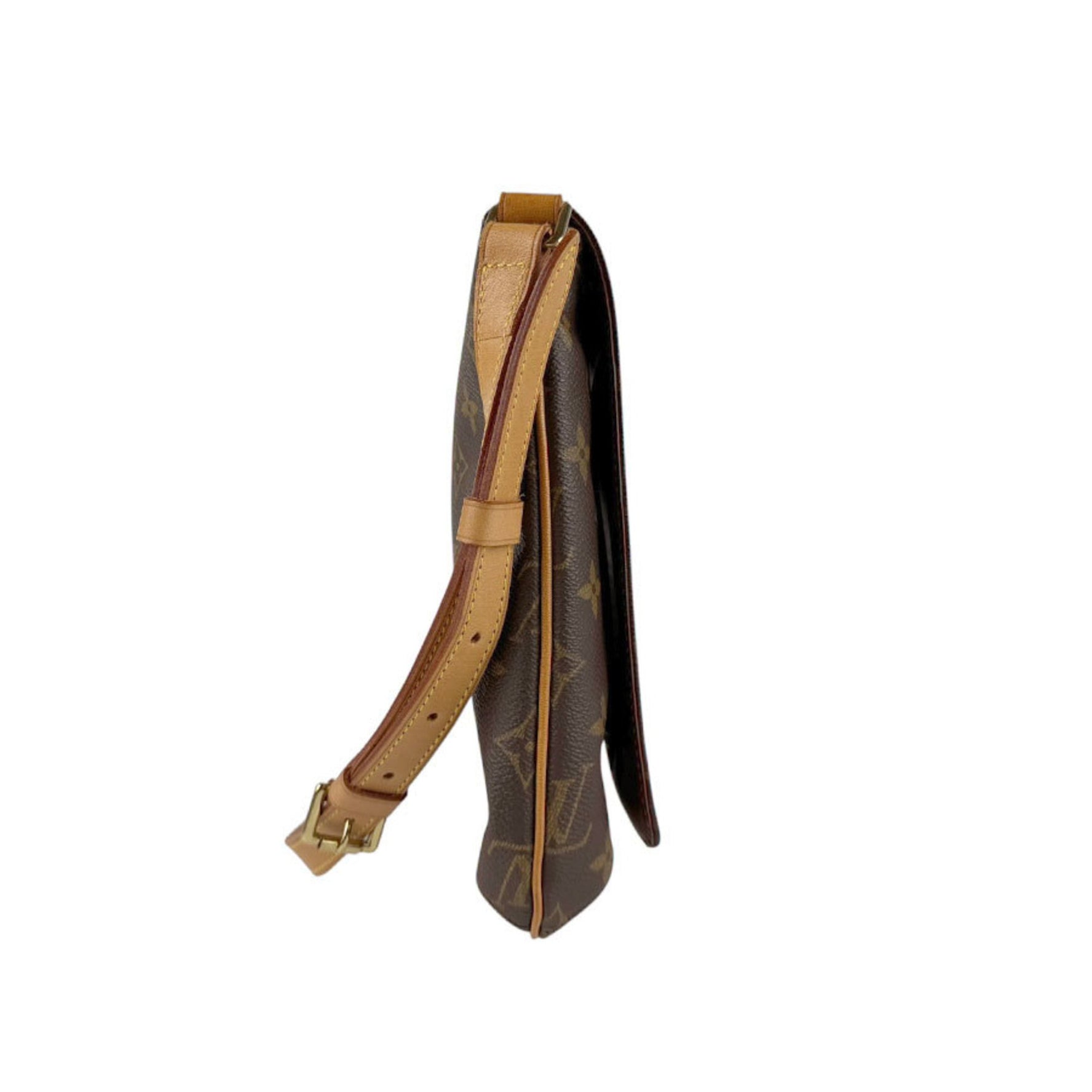 Louis Vuitton Musette Salsa Short Shoulder Bag in Monogram Canvas, Brown