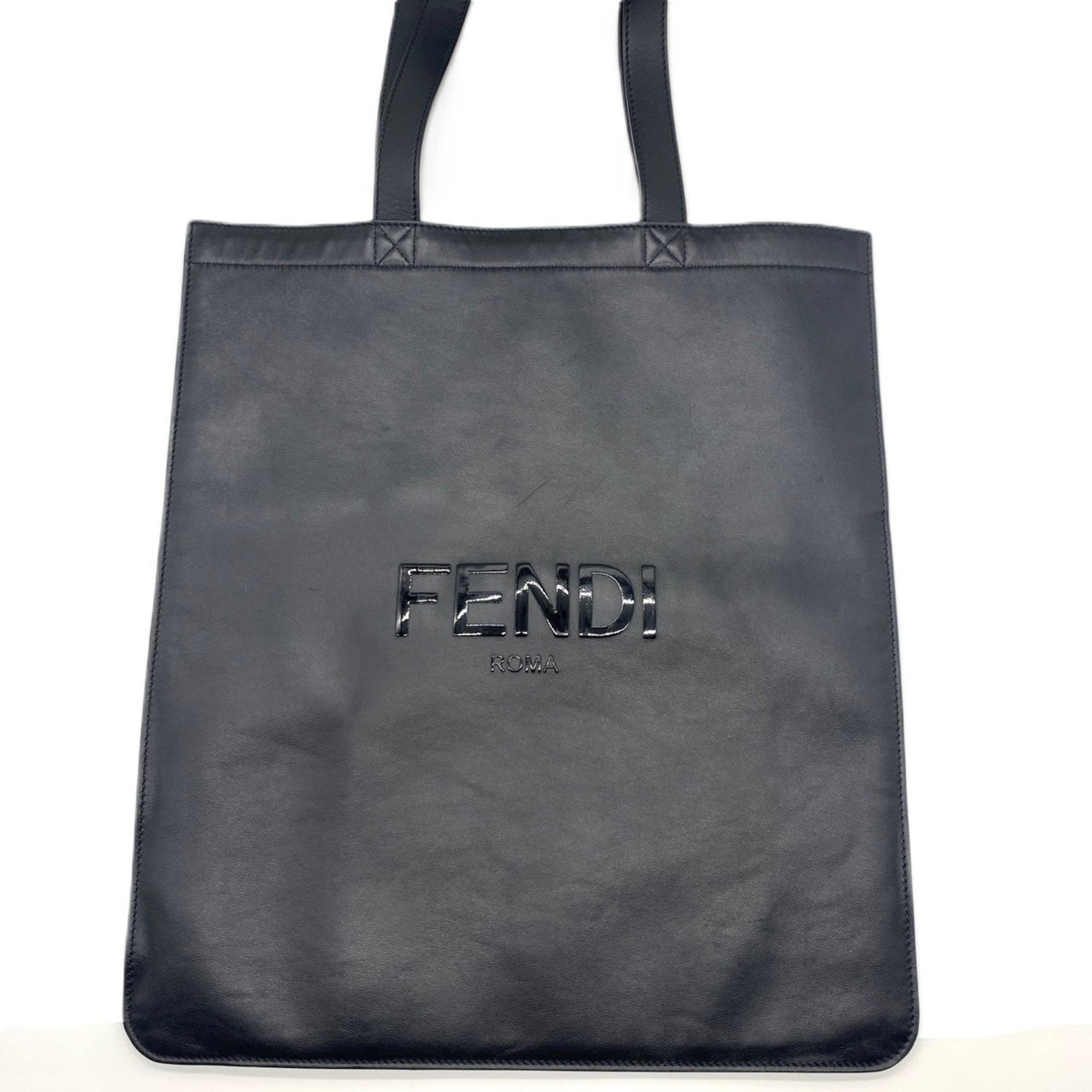 Fendi Tote Bag Leather Men's