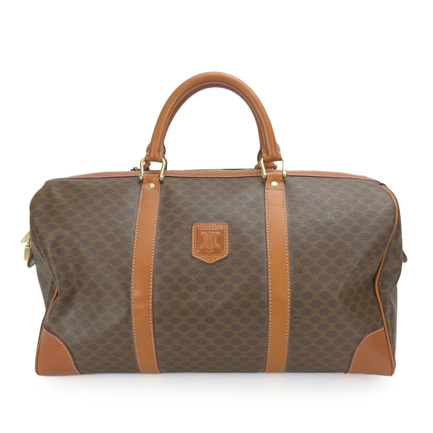Celine Boston Bag Macadam Leather