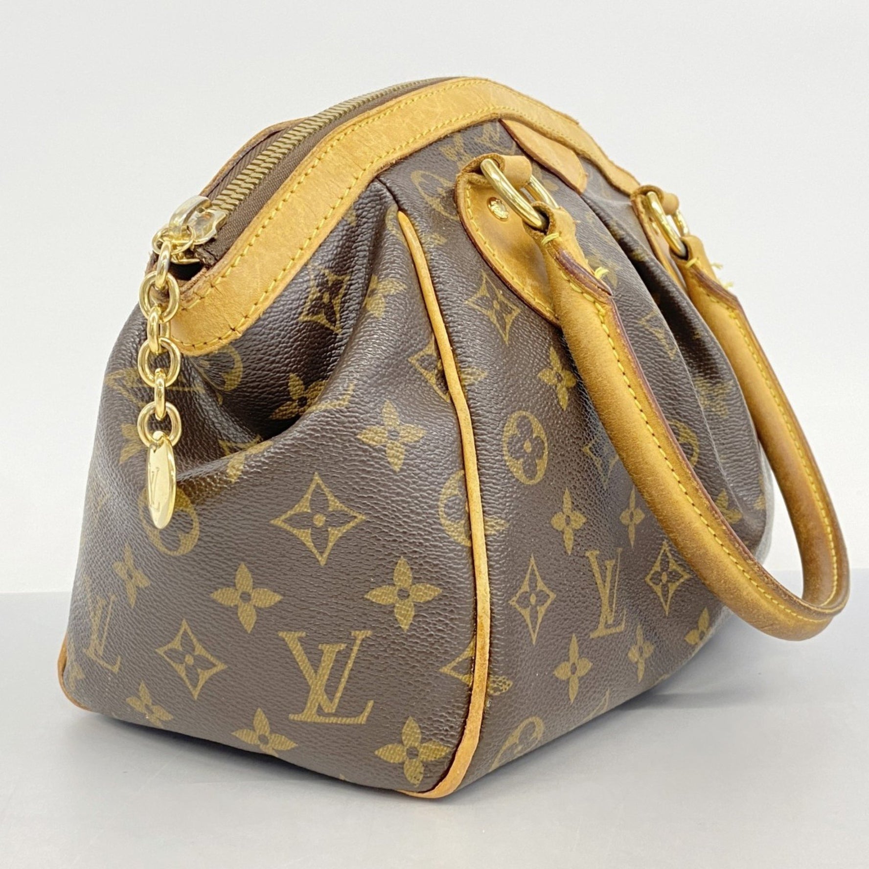 Louis Vuitton Monogram Tivoli PM Handbag M40143 Brown Women's