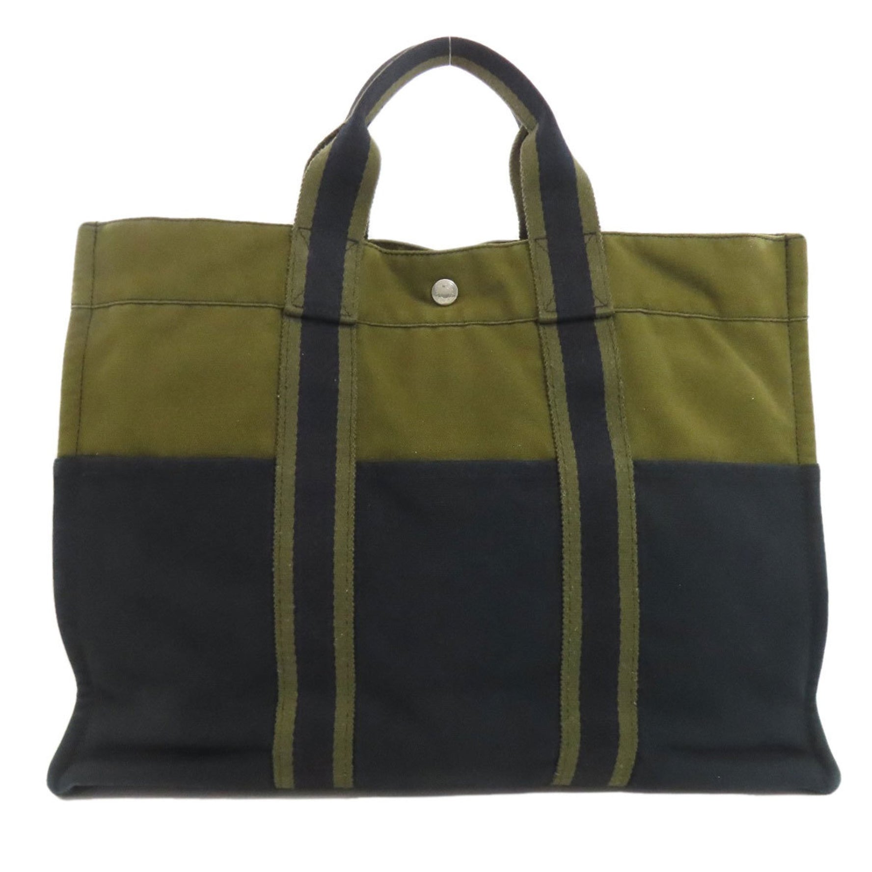 Hermes Sac Foul Tou MM Handbag Canvas