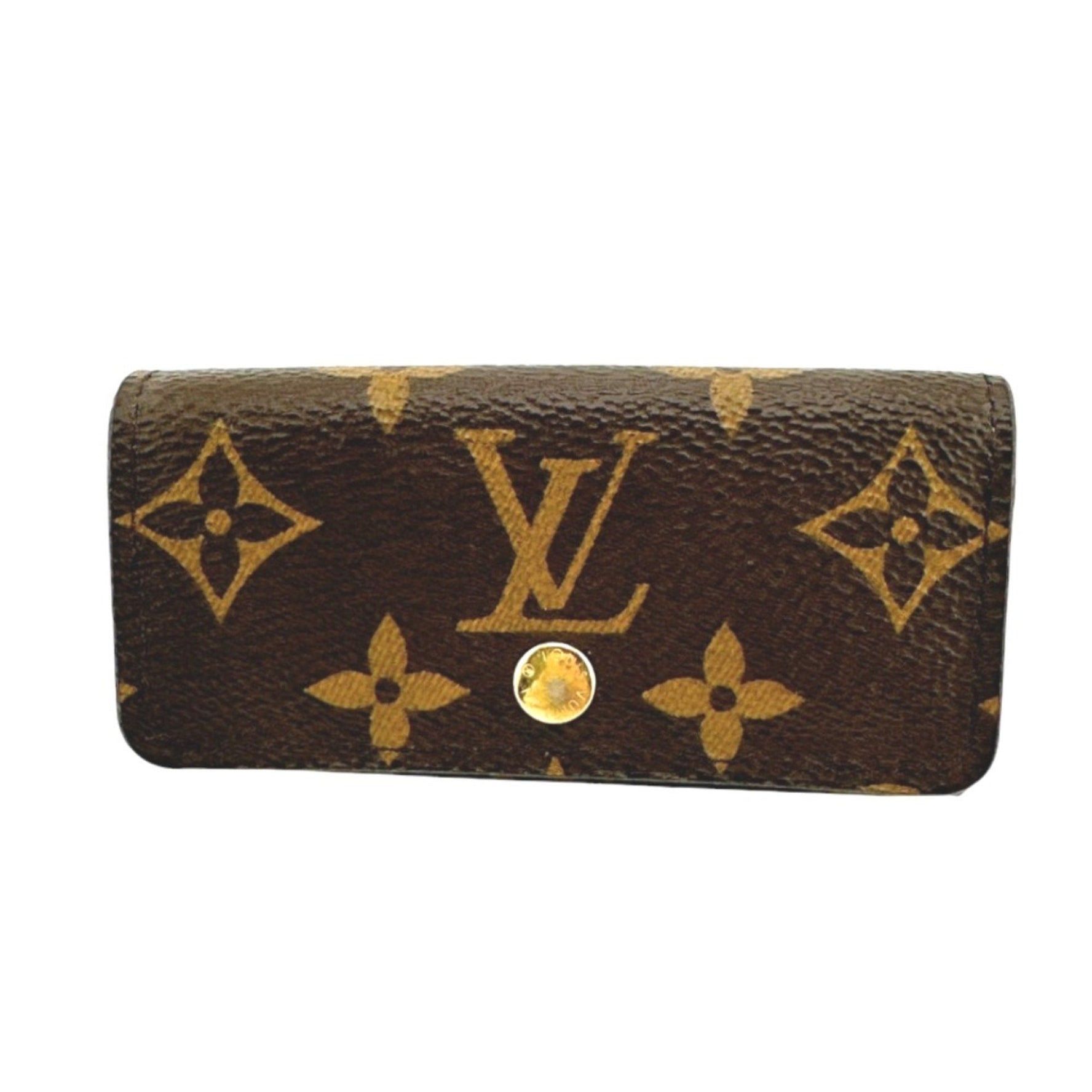 Louis Vuitton Key Case for 4 Monogram Multicle Canvas Brown LV