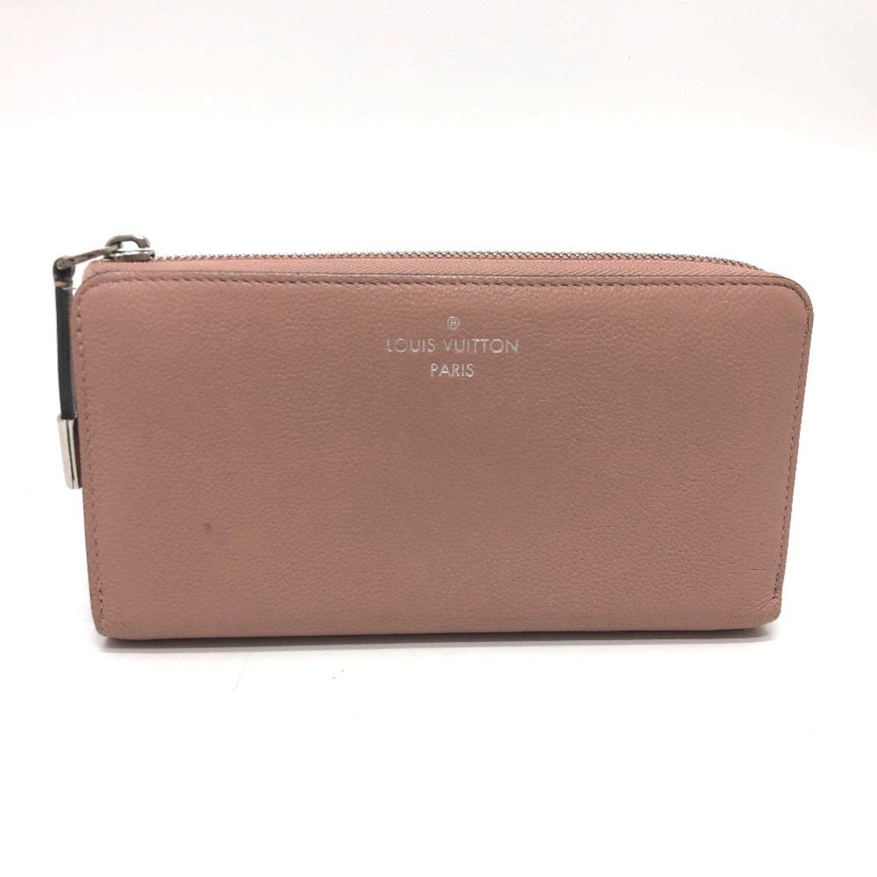 LOUIS VUITTON M63103 Portefeuille Comete L-shaped zipper long wallet, leather, women's, Magnolia