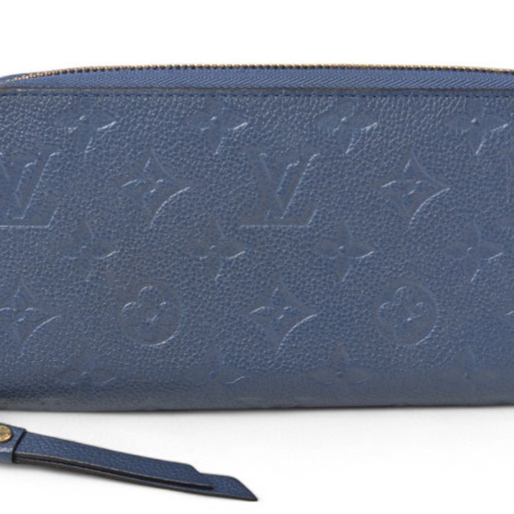 Louis Vuitton Wallet Long Zippy Monogram Empreinte Denim Ankle