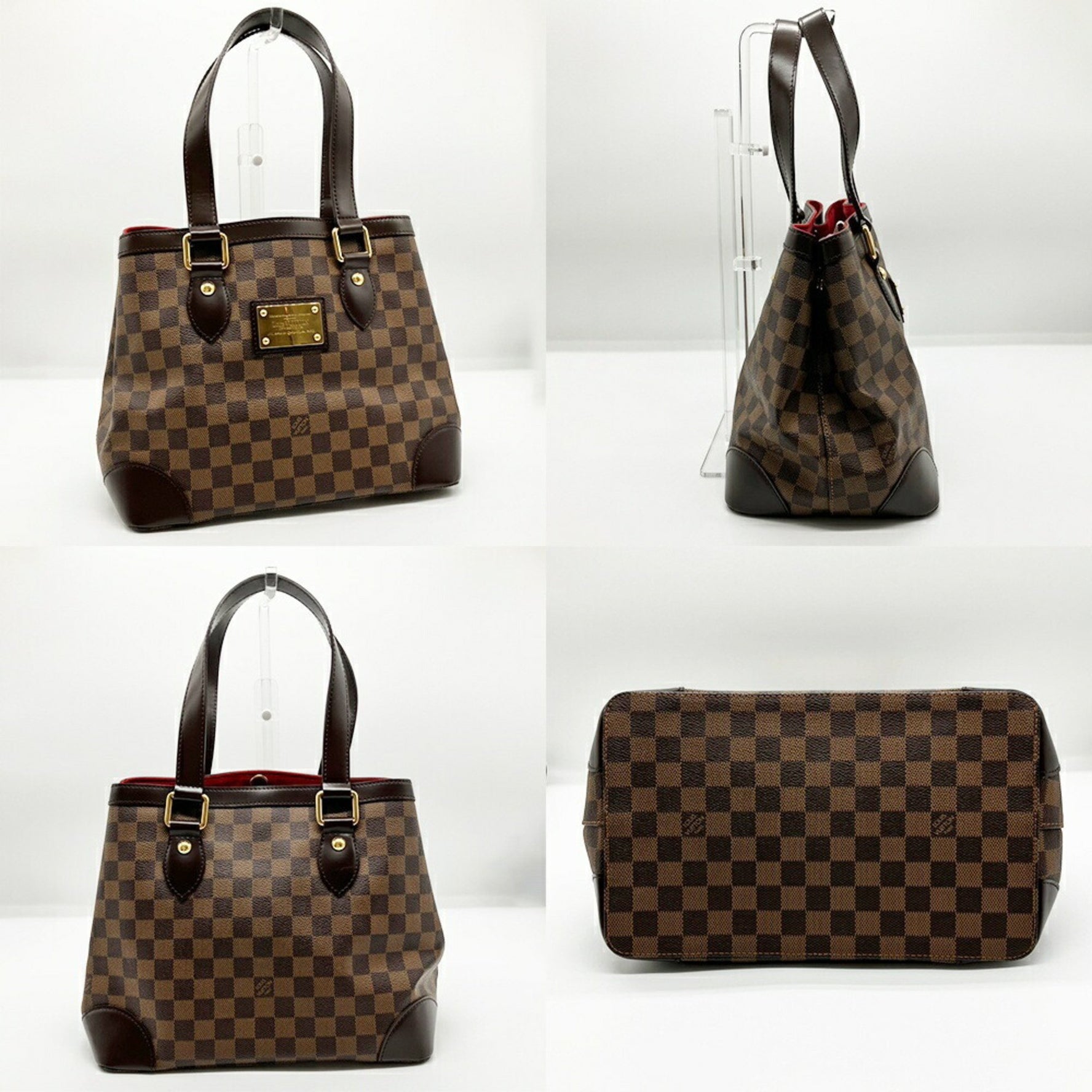 Louis Vuitton Hampstead PM Damier Tote Bag Brown