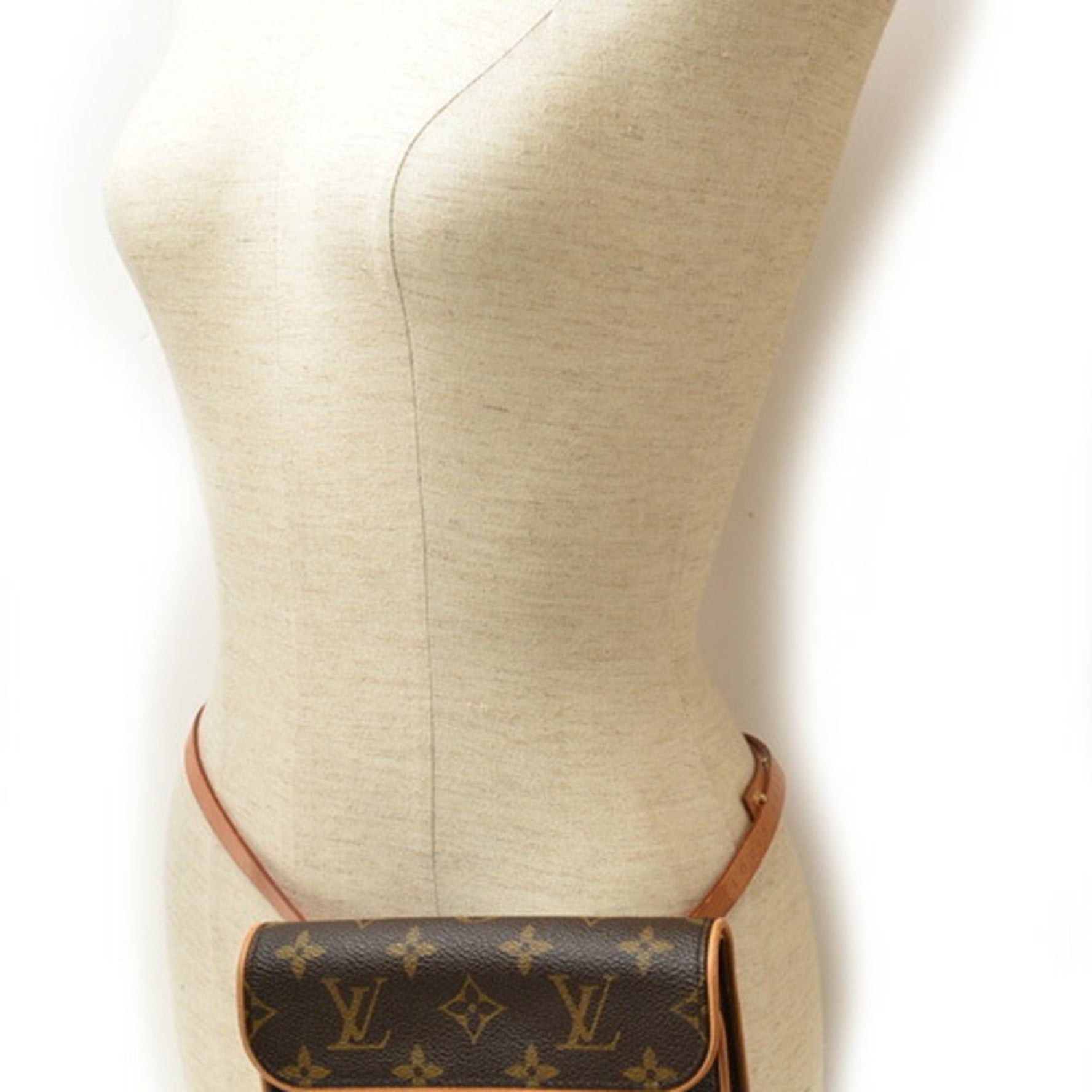 Louis Vuitton Waist Bag/Pouch/Pochette/ Pochette Florentine Belt S size set (sold separately) Monogram