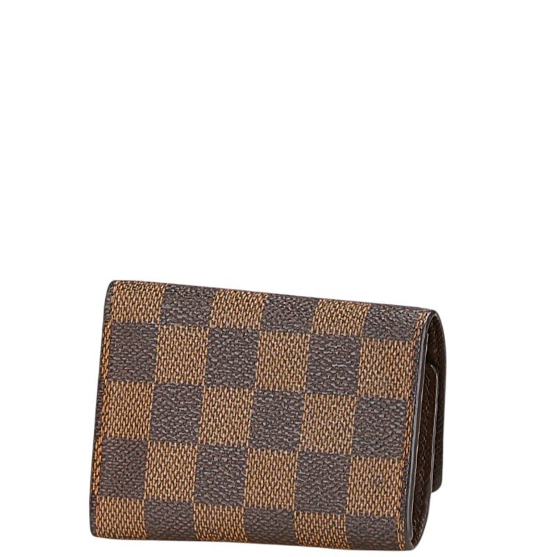 Louis Vuitton Damier Multicle 6 Key Case N62630 Brown PVC Leather Women's LOUIS VUITTON