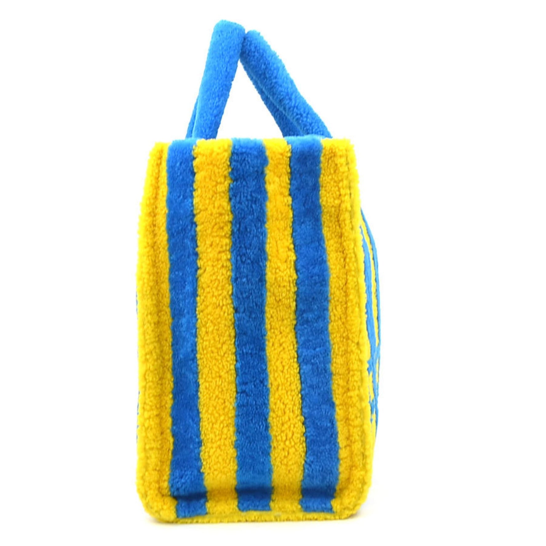 Fendi Men's Mouton Shoulder Bag in Blue and Yellow