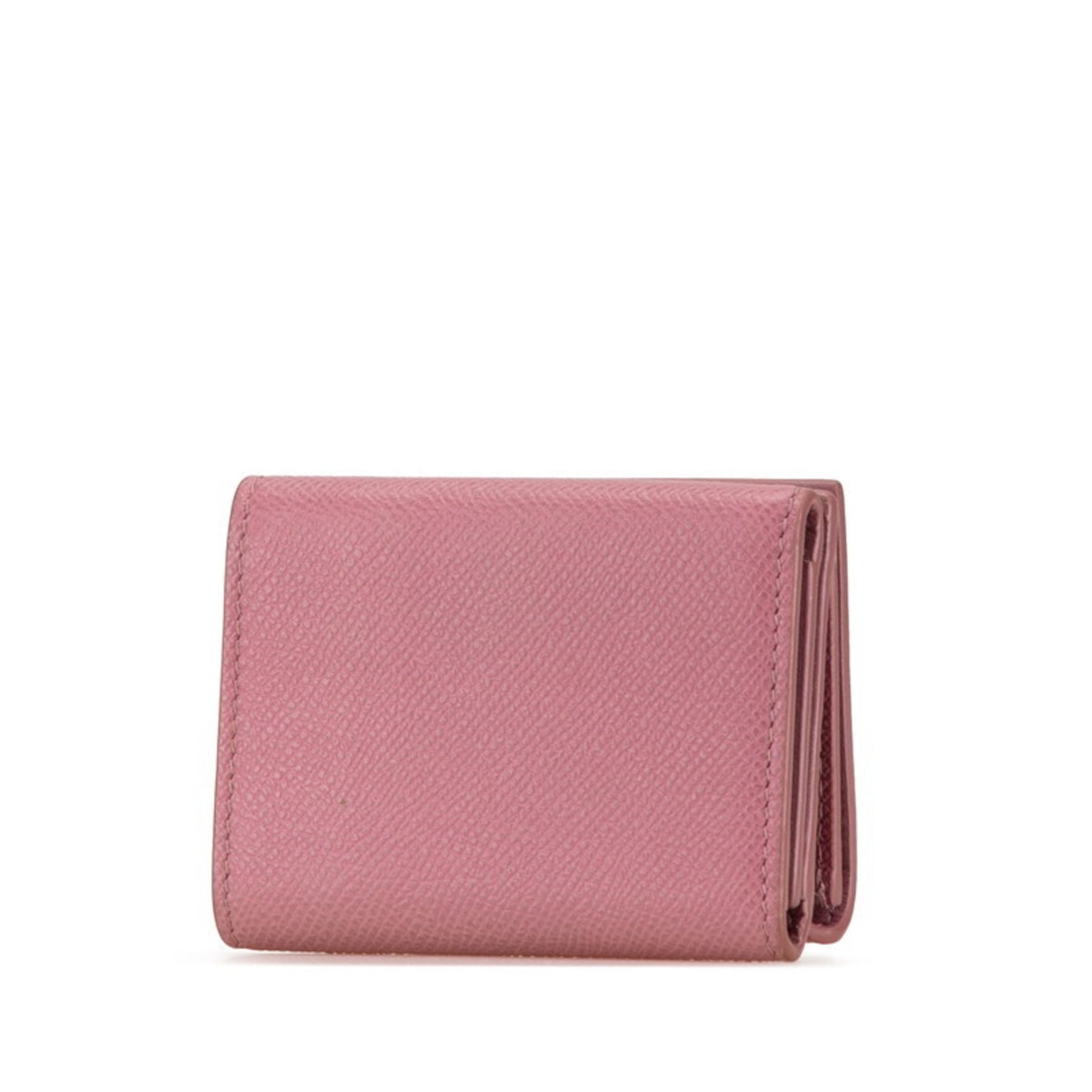 Christian Dior Dior Montaigne Compact Wallet CD Logo Bi-fold Leather