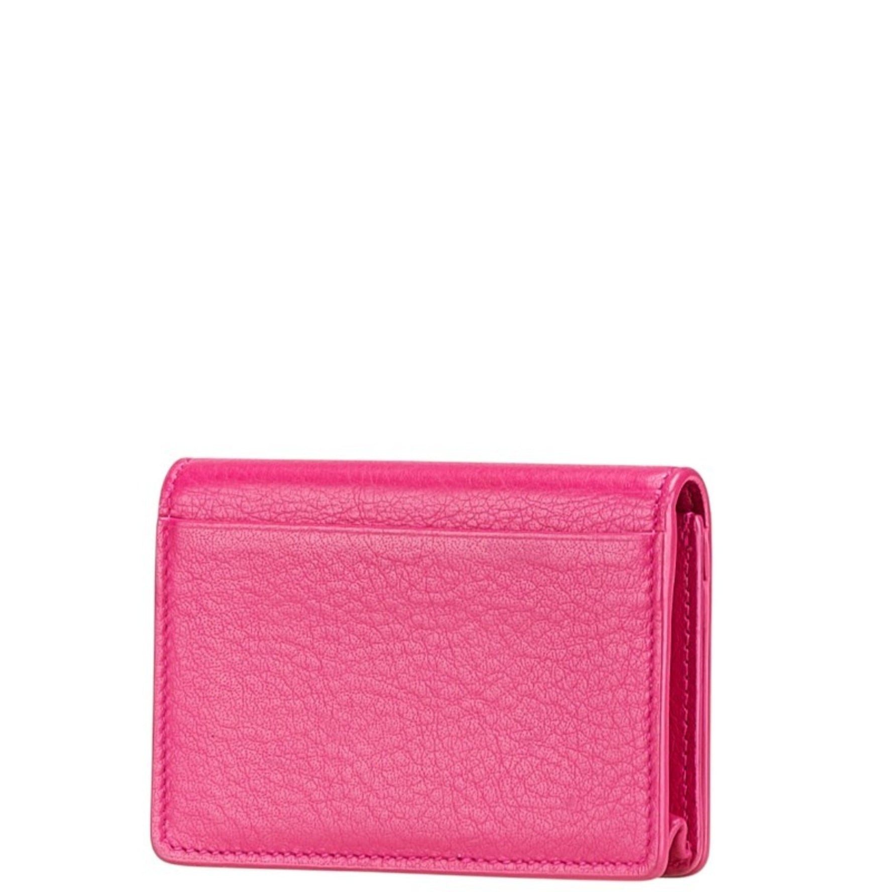 Balenciaga Card Case, Pass Business Holder Pink Leather Women's BALENCIAGA