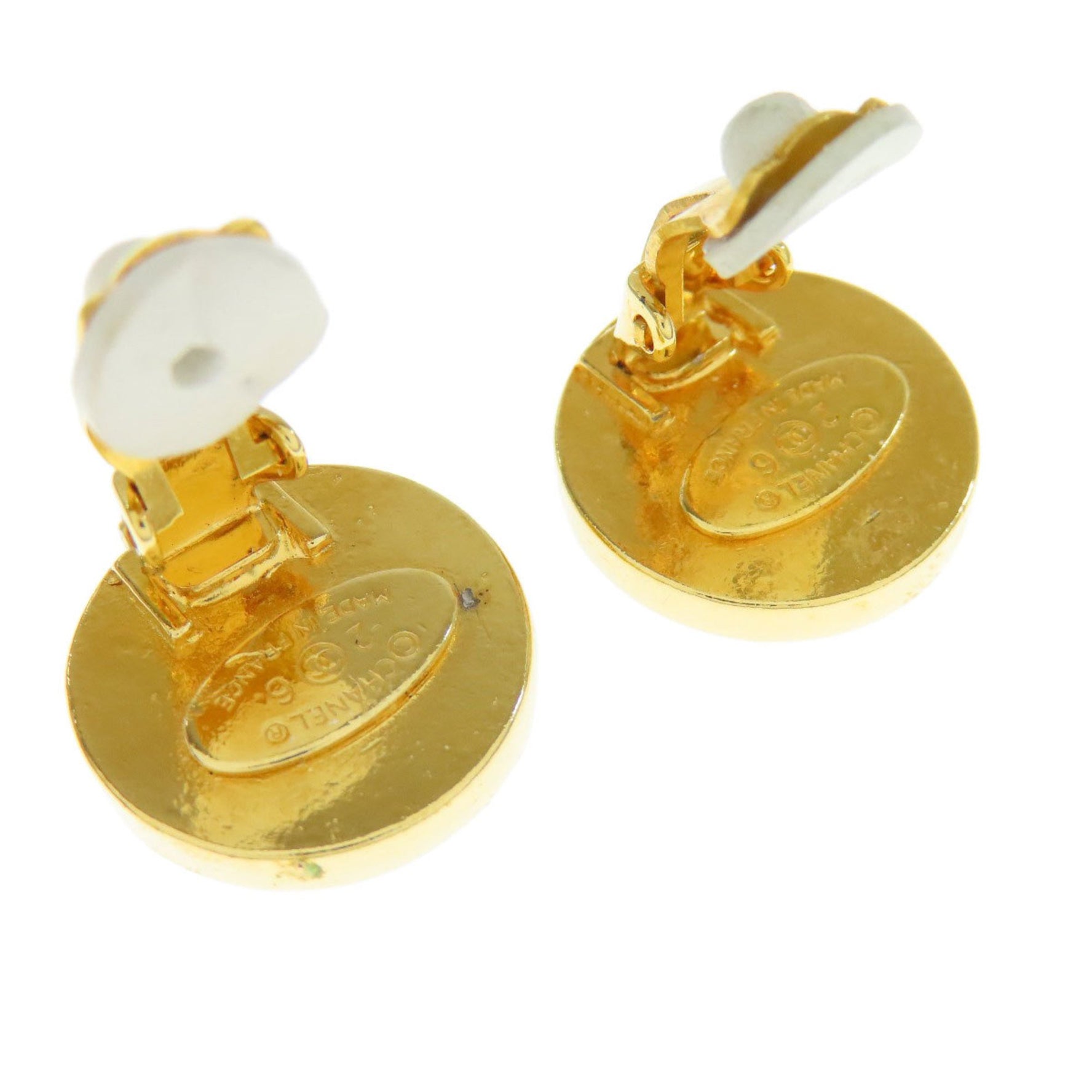 CHANEL Coco Button Earrings for Women