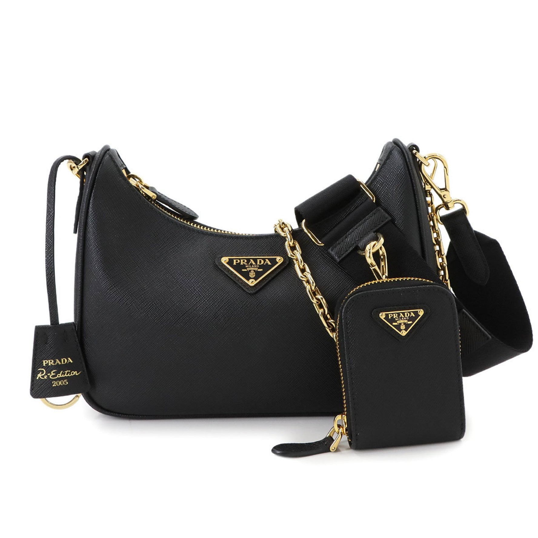 Prada Re-Edition 2005 Shoulder Bag in Saffiano Leather