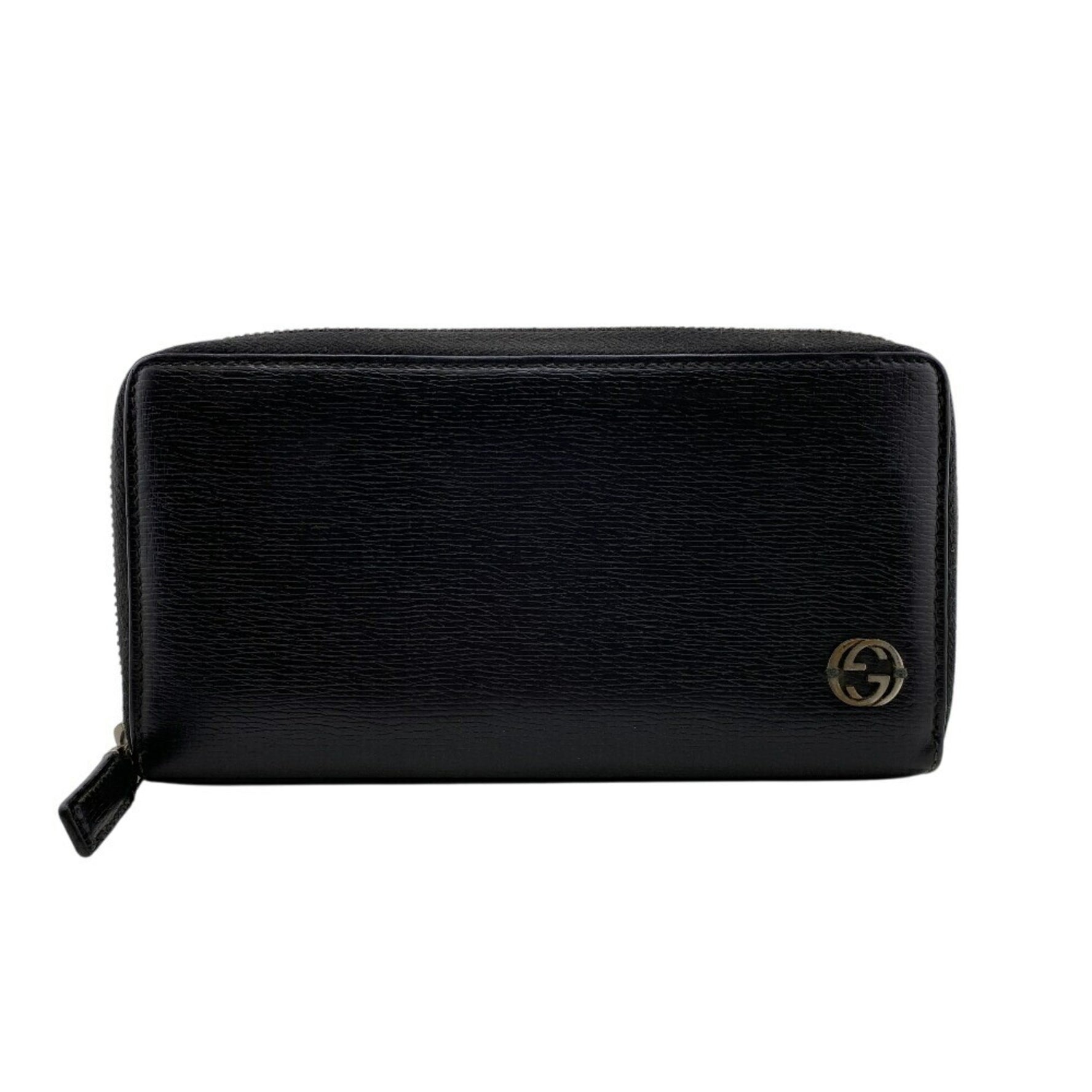 GUCCI Round Interlocking G Long Wallet