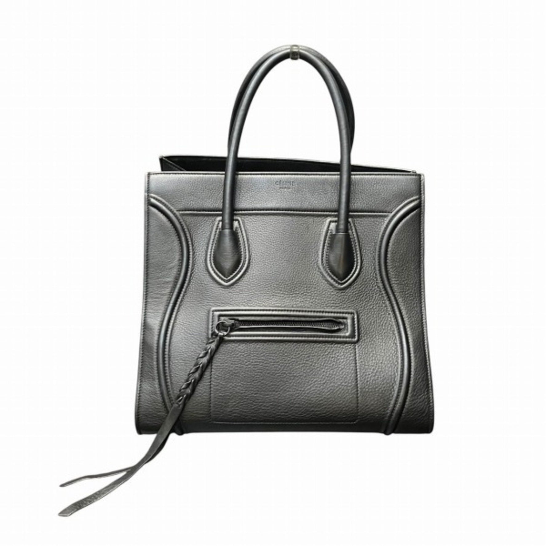 Celine Luggage Phantom Shopper Leather Handbag