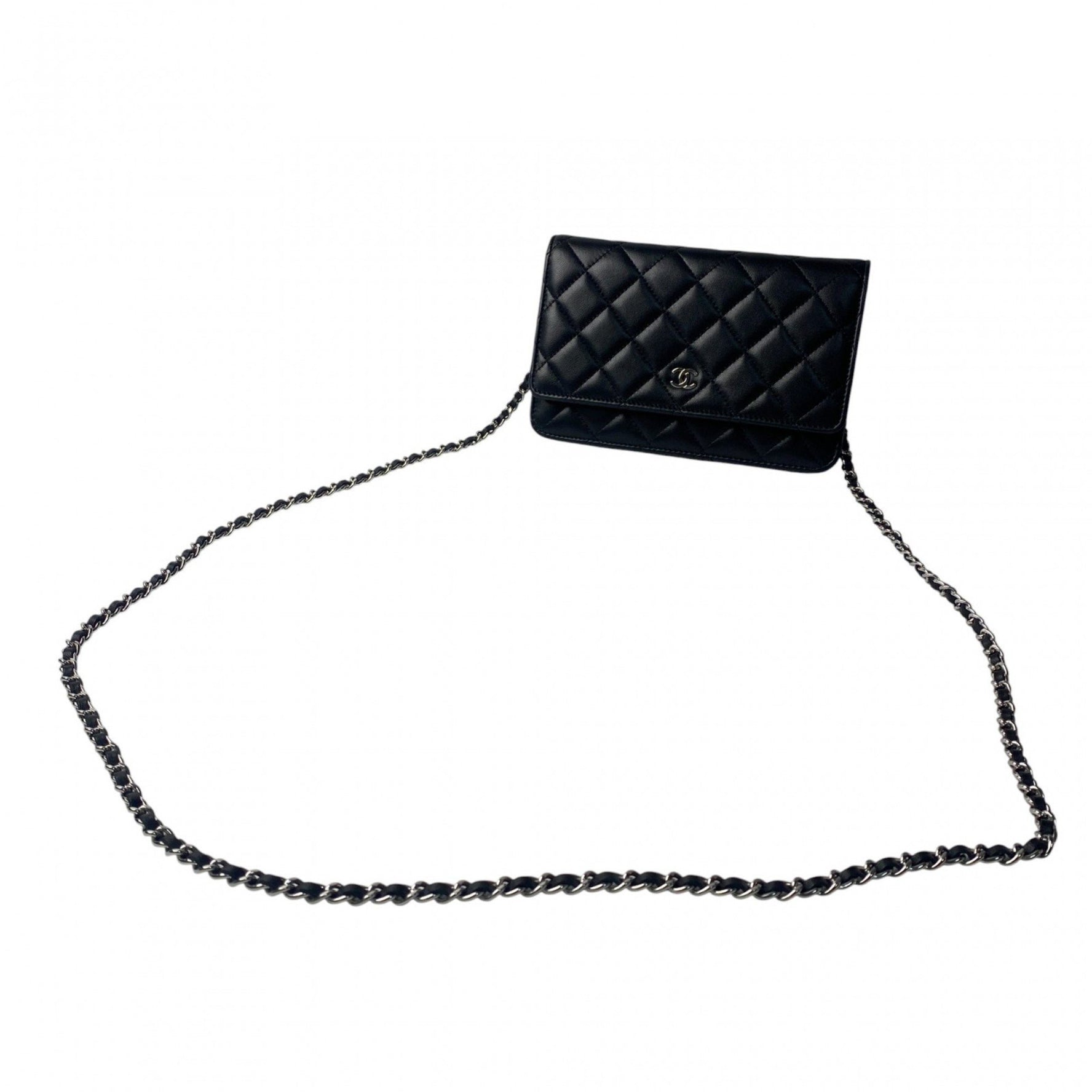 CHANEL Matelasse Chain Shoulder Wallet, Random, Crossbody