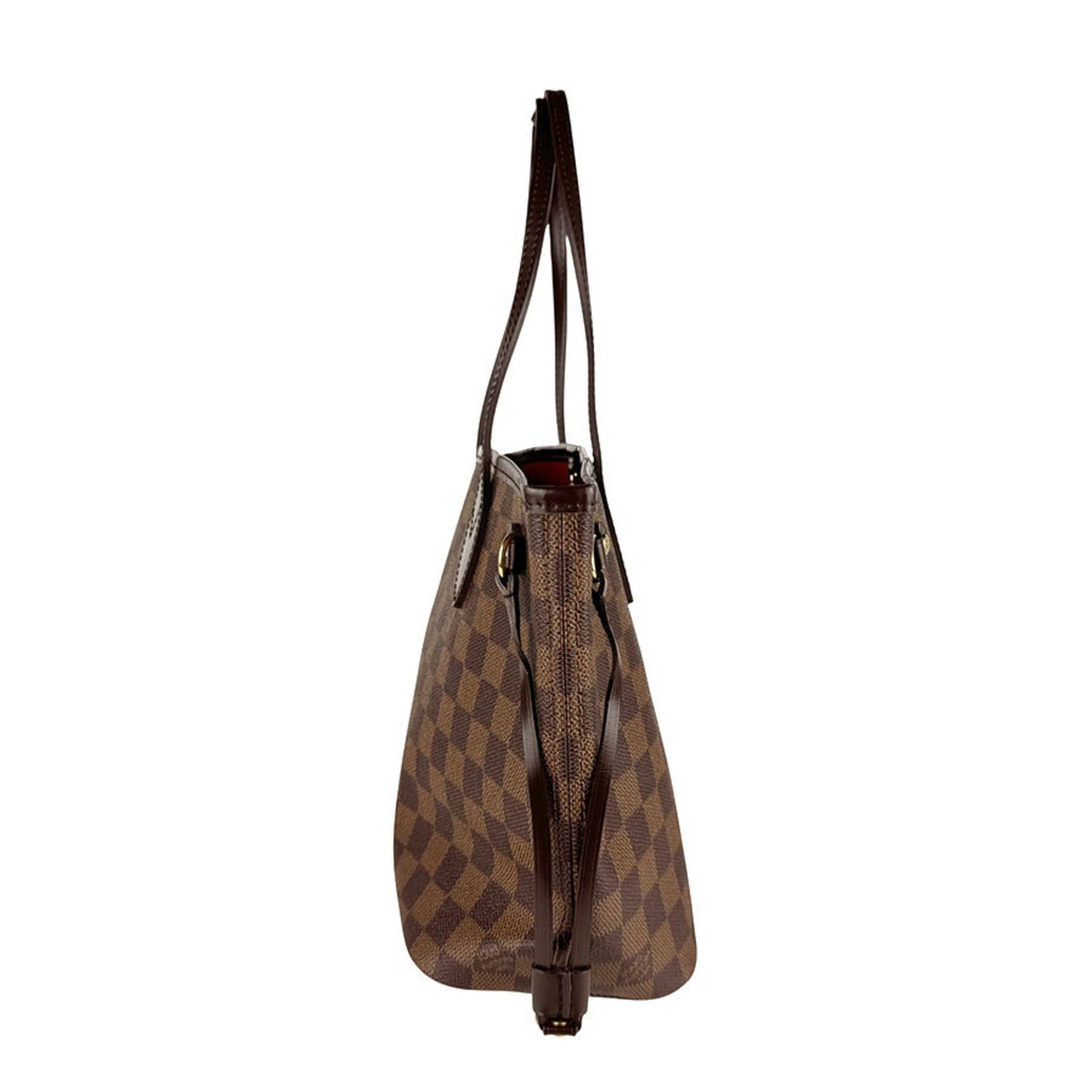 Louis Vuitton Damier Neverfull PM Handbag in Ebene Canvas, Women's, N51109 z6717