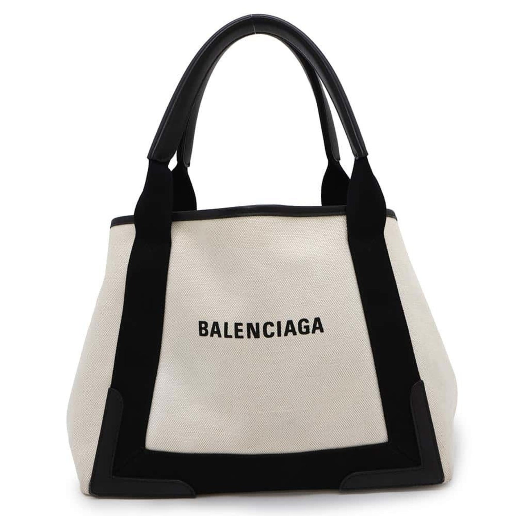 Balenciaga Tote Bag Navy Cabas S BALENCIAGA Small Size Black