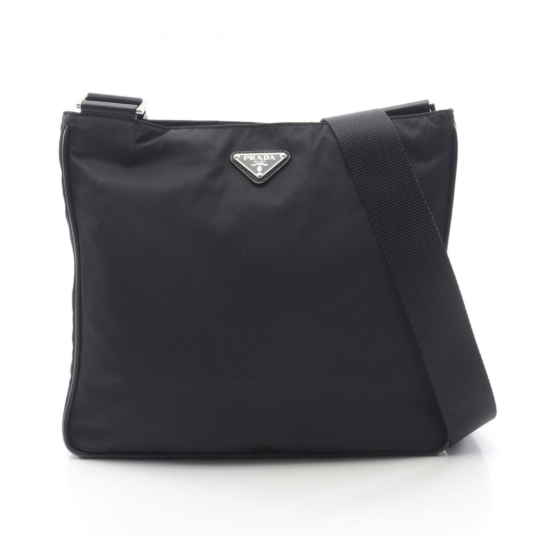 Prada shoulder bag in nylon and Saffiano leather