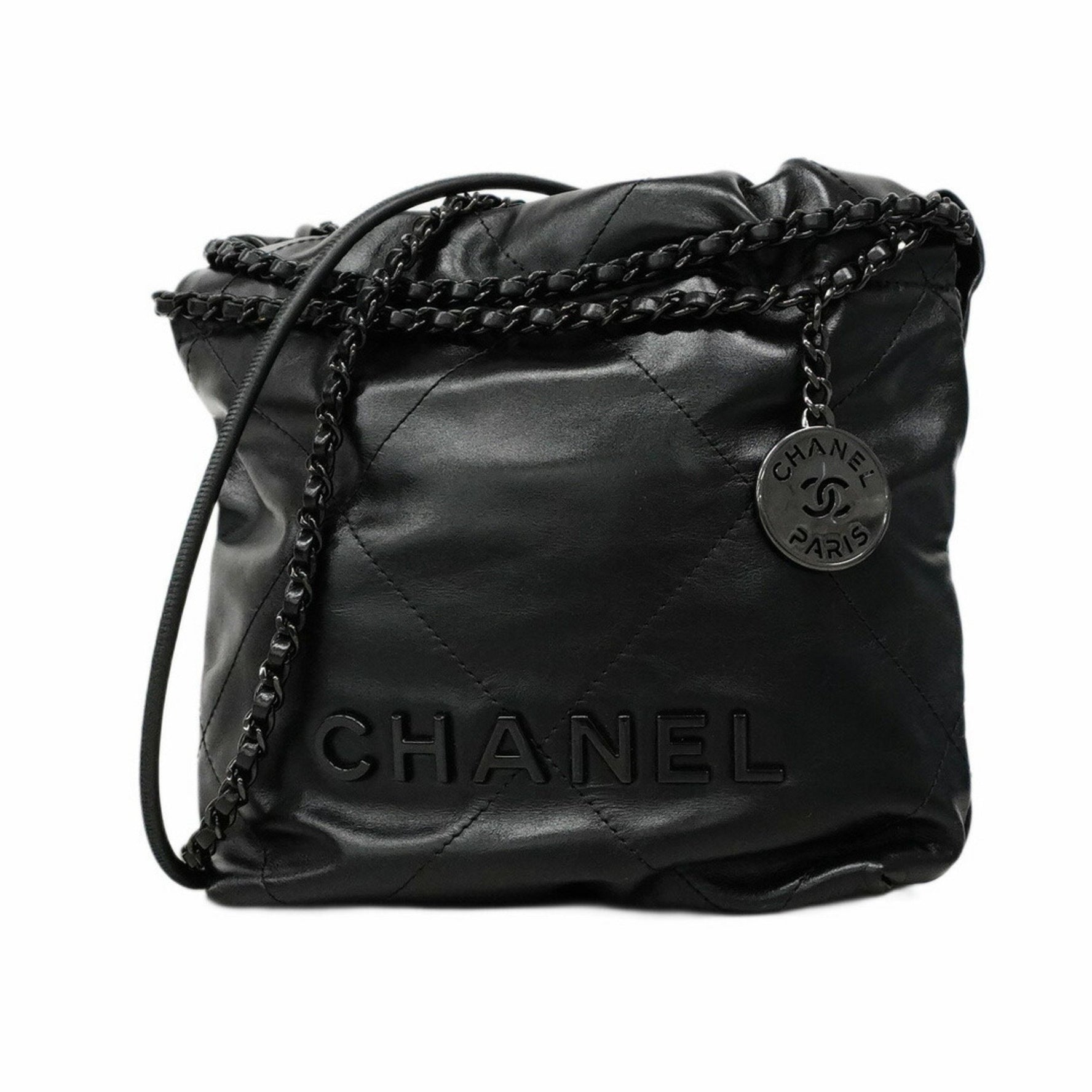 Chanel Shoulder Bag Chain 22 Lambskin
