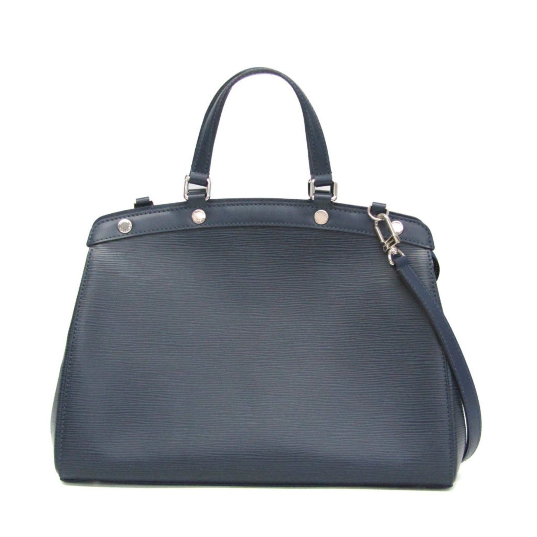 Louis Vuitton Epi BREA MM Handbag,Shoulder Bag Blue,Indigo