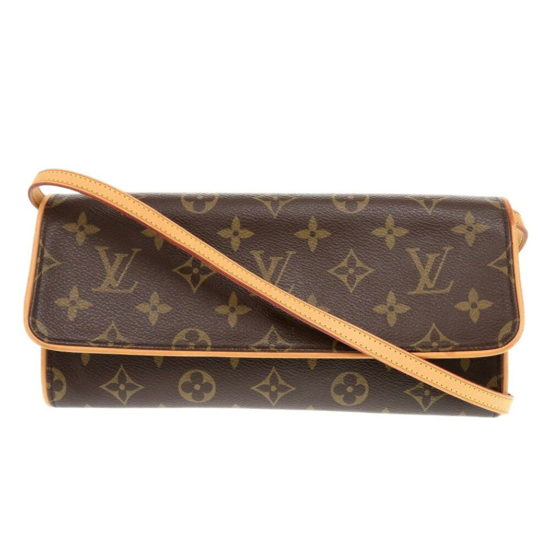 Louis Vuitton Pochette Twin GM Monogram Shoulder Bag 0505