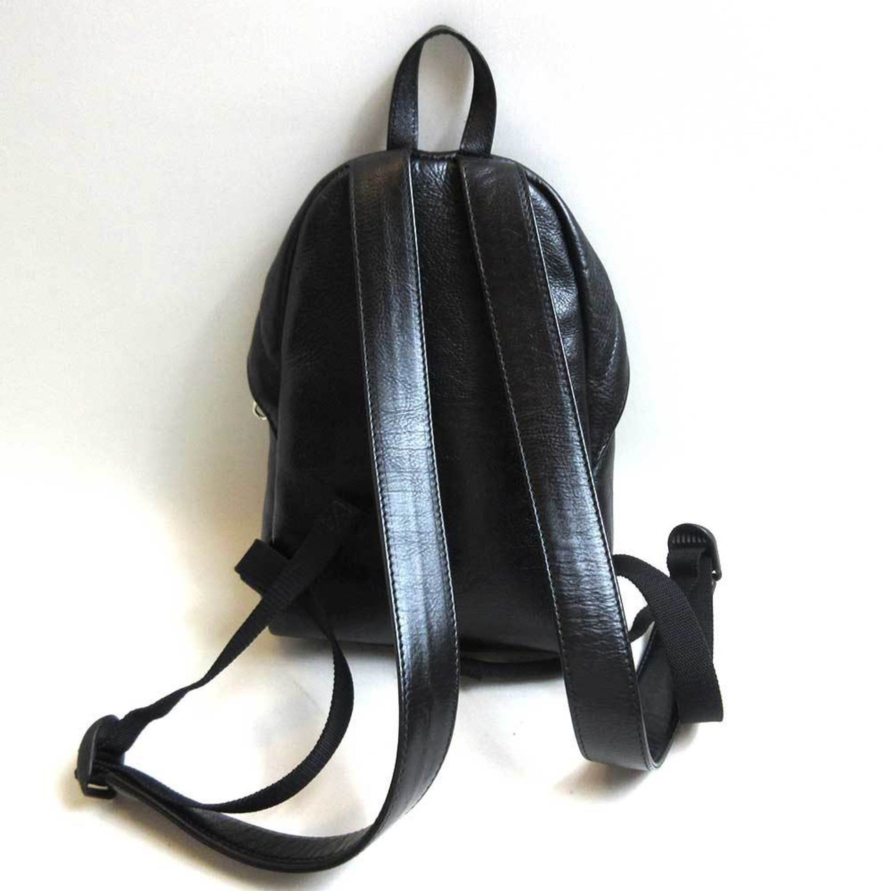 Balenciaga bag B logo backpack black rucksack leather BALENCIAGA