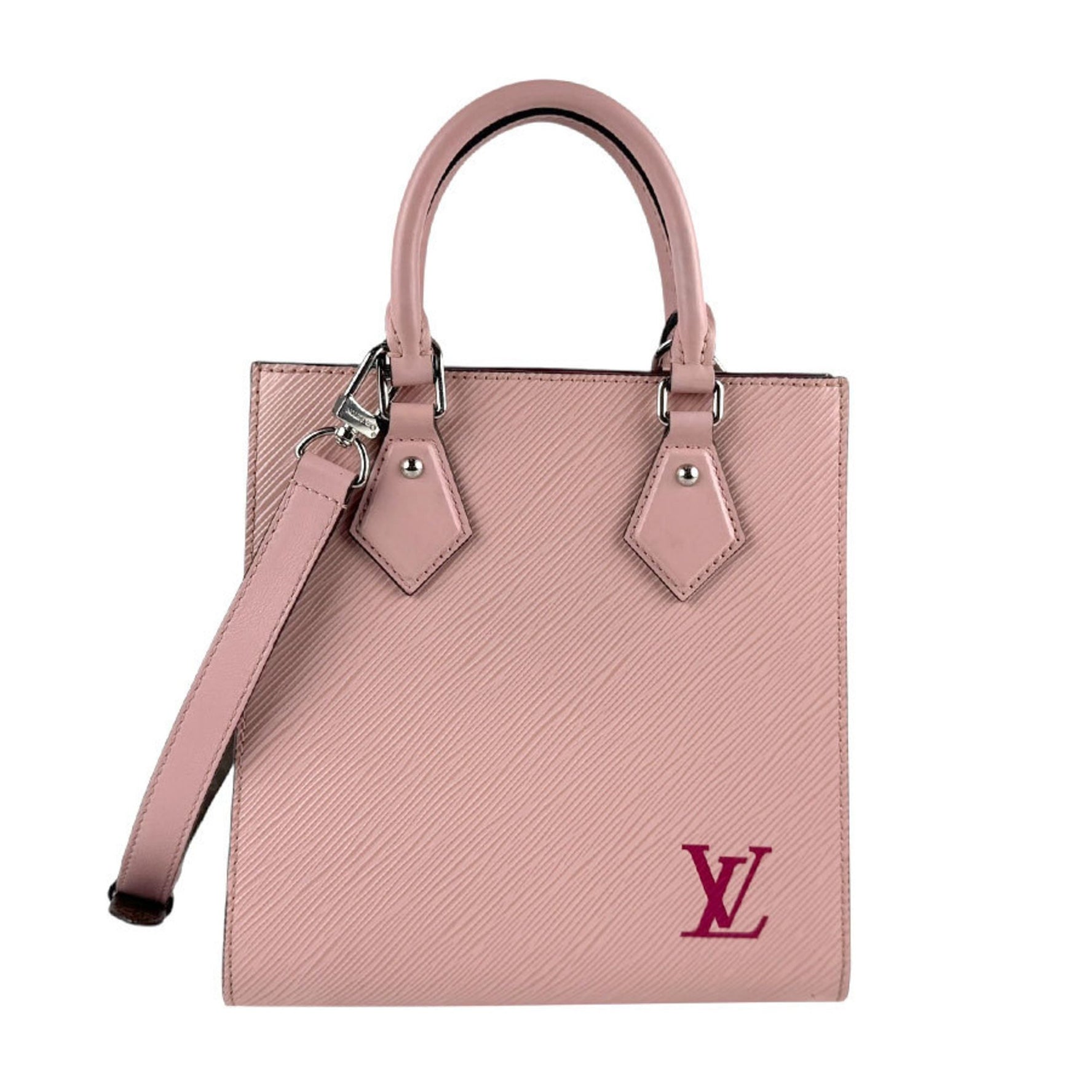 Louis Vuitton Epi Sac Plat BB Shoulder Bag in Leather