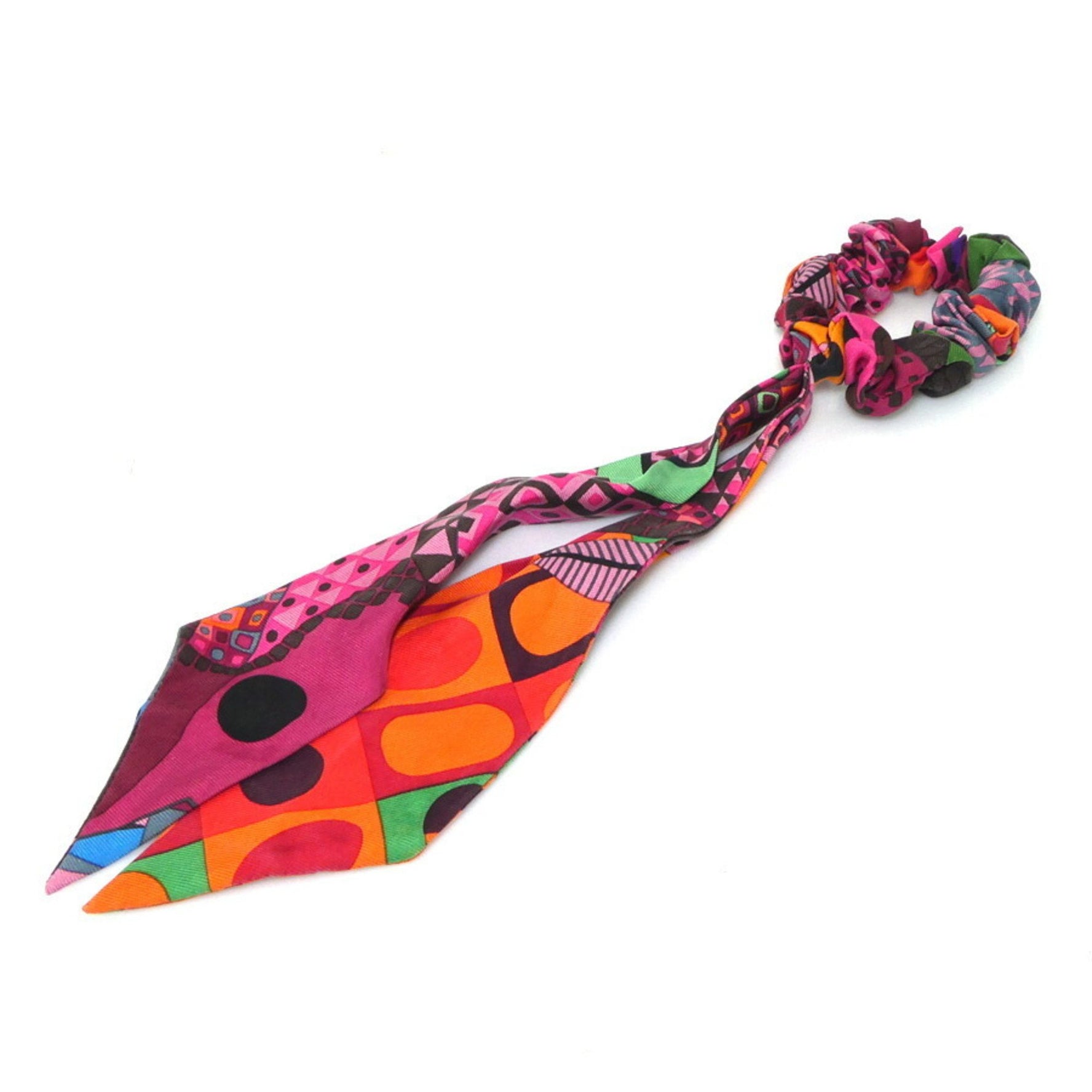 Hermes Hermès Bella Silk Scrunchie Hair Accessory, Multicolor, Women's, H31398a