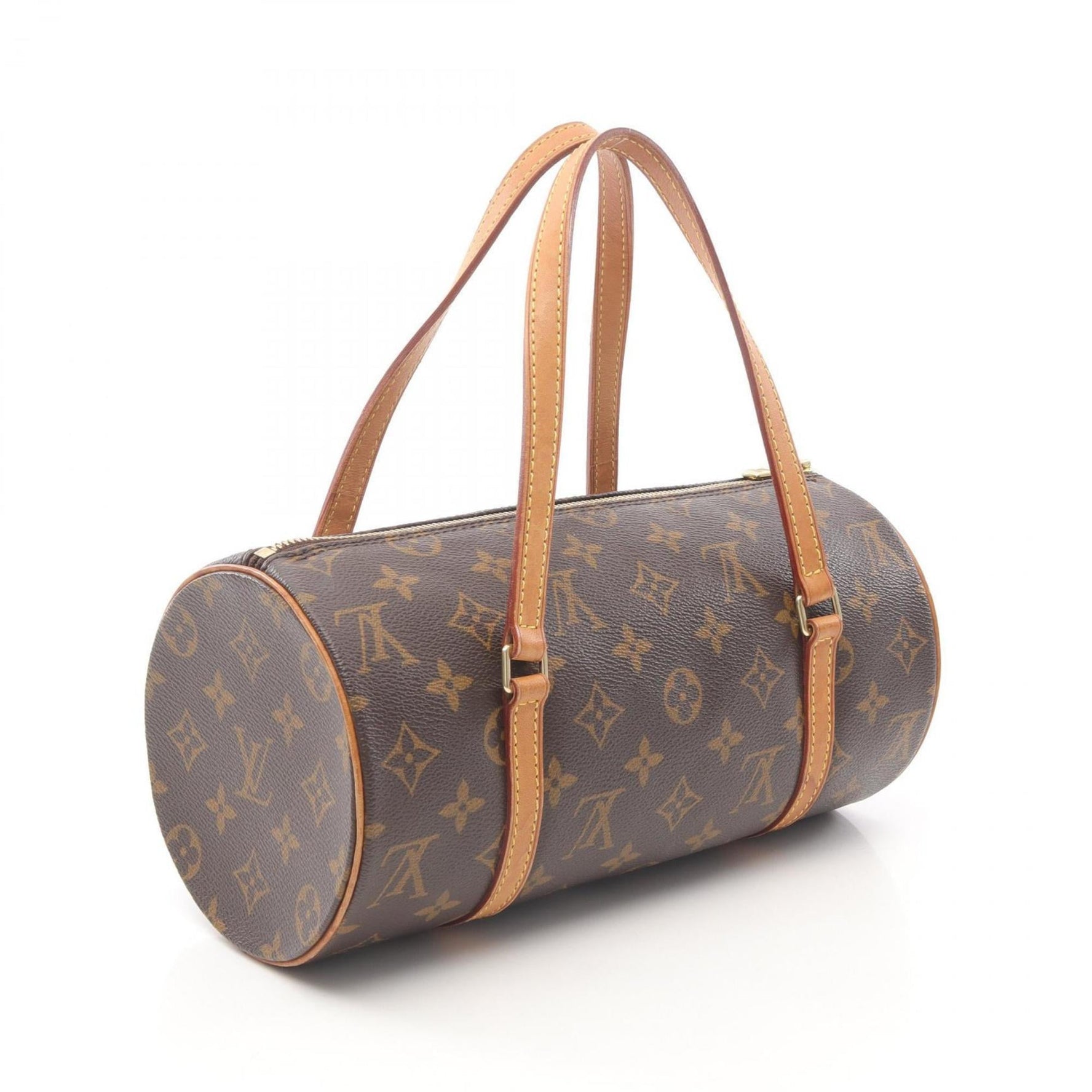 Louis Vuitton Papillon 26 Monogram Handbag, Coated Canvas and Leather, Brown