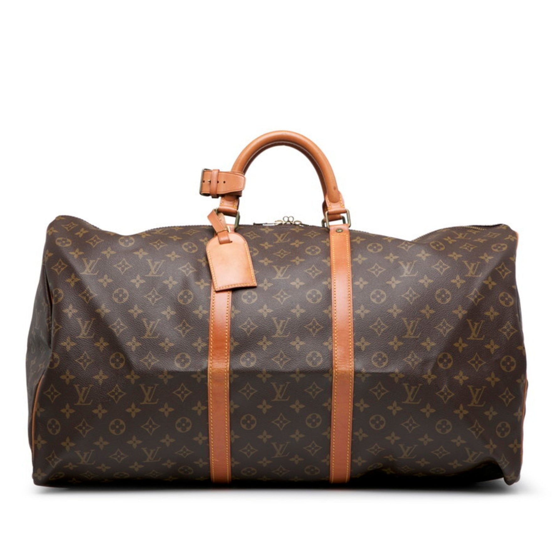Louis Vuitton Monogram Keepall 60 Boston Bag/Travel Bag PVC Leather LOUIS VUITTON