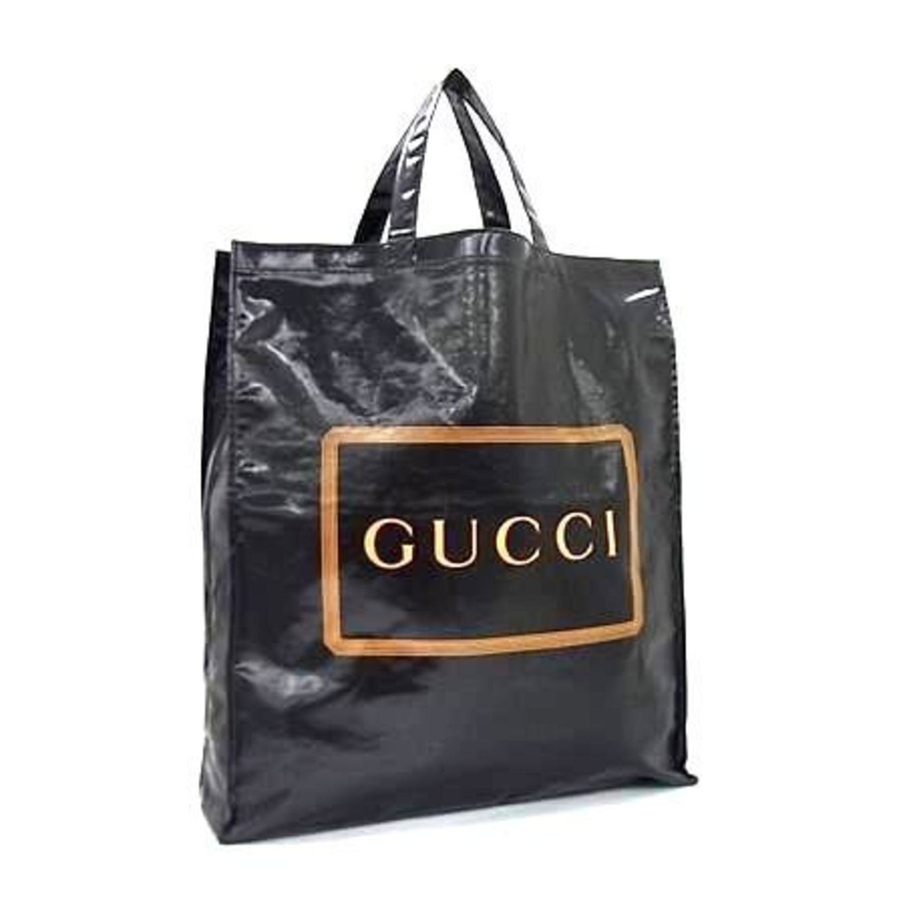 GUCCI Printed Medium Tote Bag in Coated Canvas