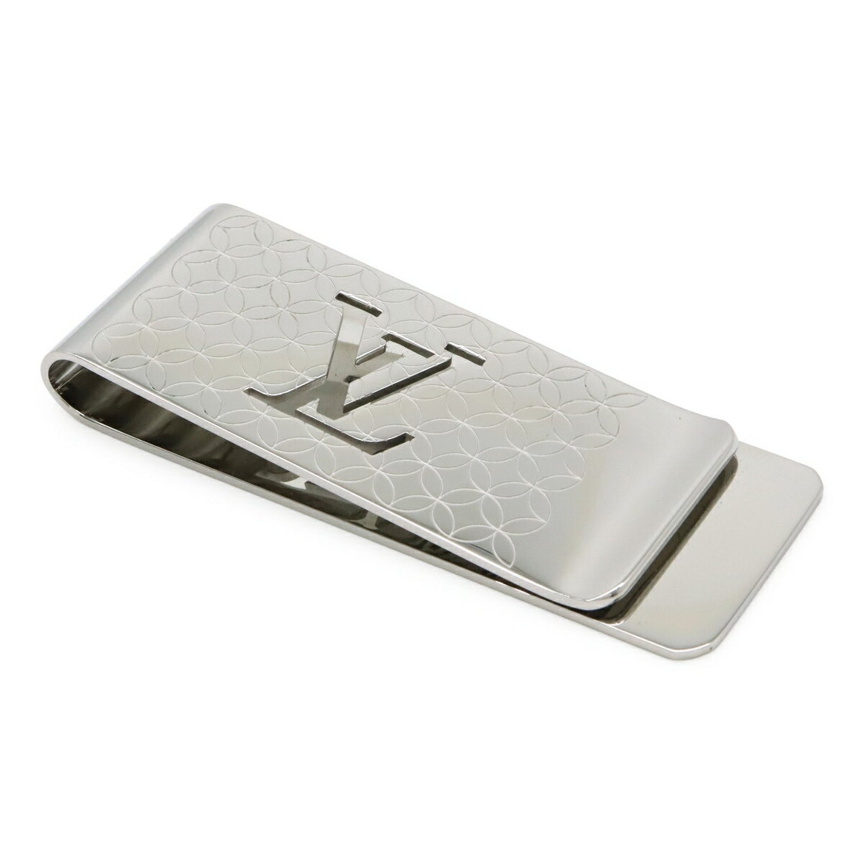 LOUIS VUITTON Louis Vuitton Pens Biet Champs-Elysees Money Clip/Bill Holder, Metal