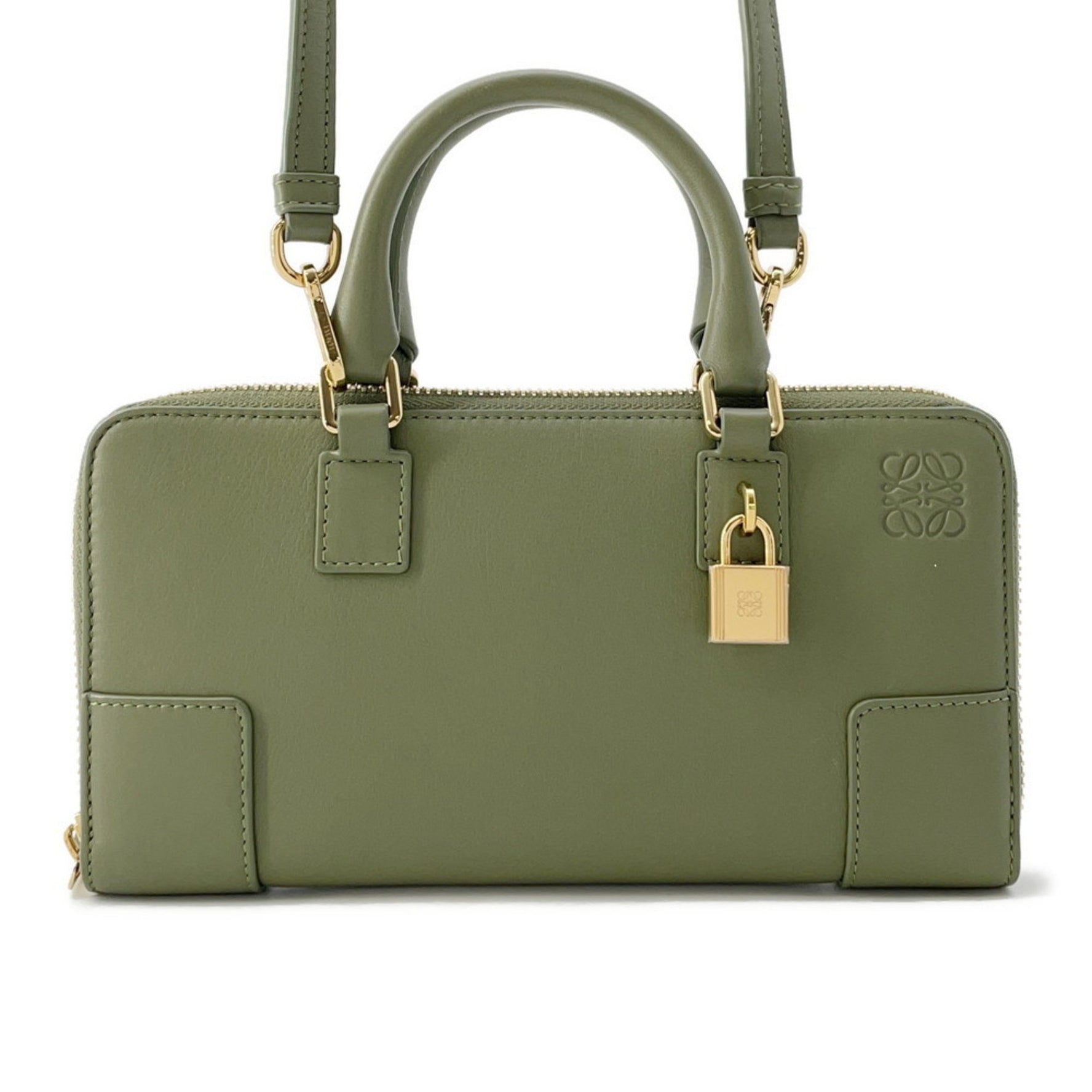 LOEWE Shoulder Bag Amazona Leather Pochette Pouch
