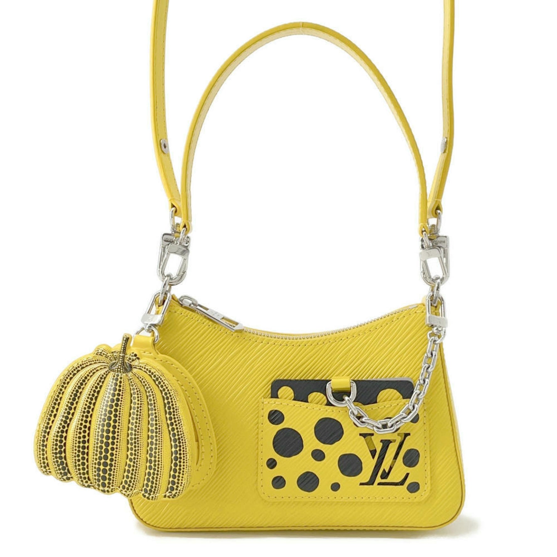 Louis Vuitton Shoulder Bag Epi LV×YK Malellini Yellow