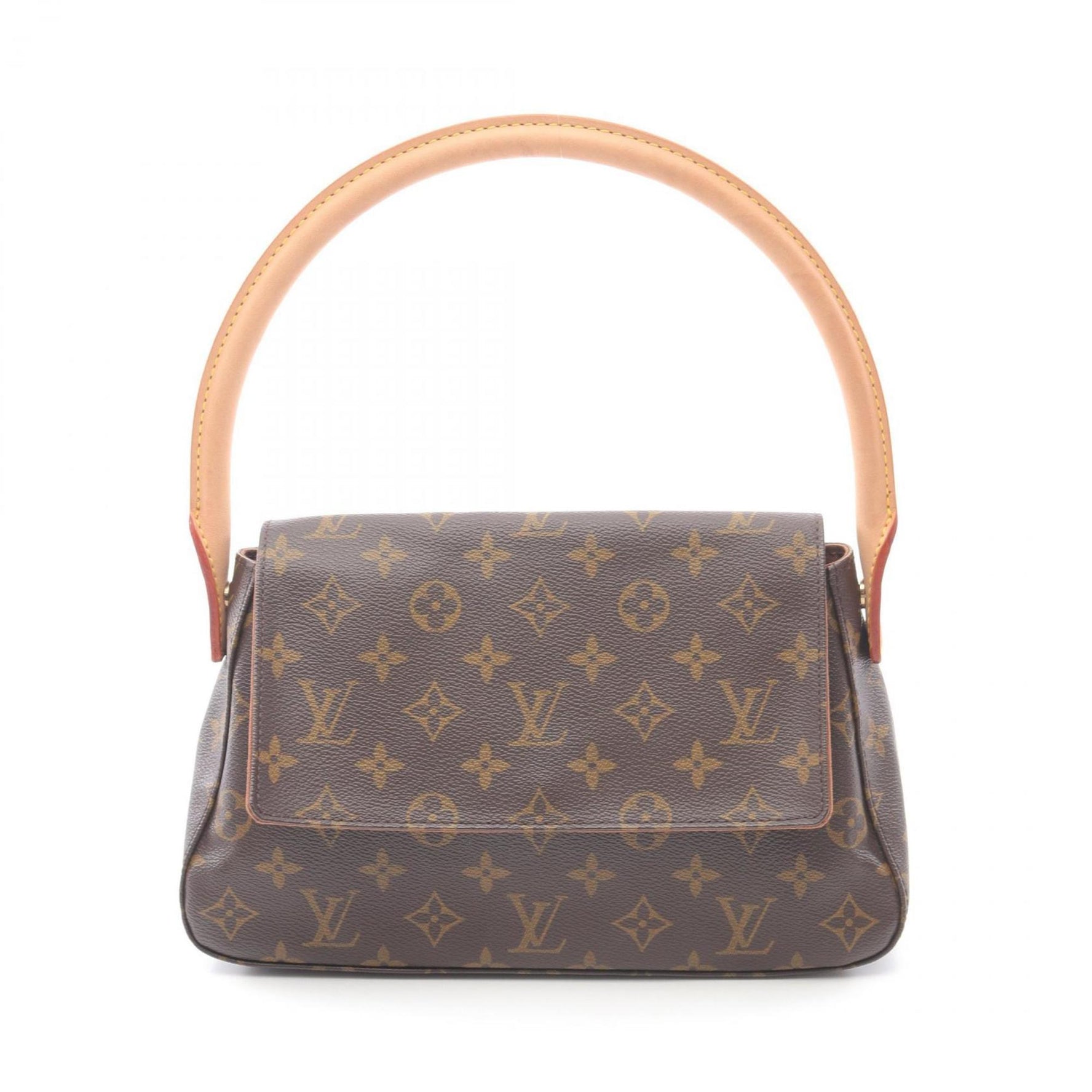 Louis Vuitton Mini Looping Handbag, Coated Canvas and Leather, Monogram, Brown