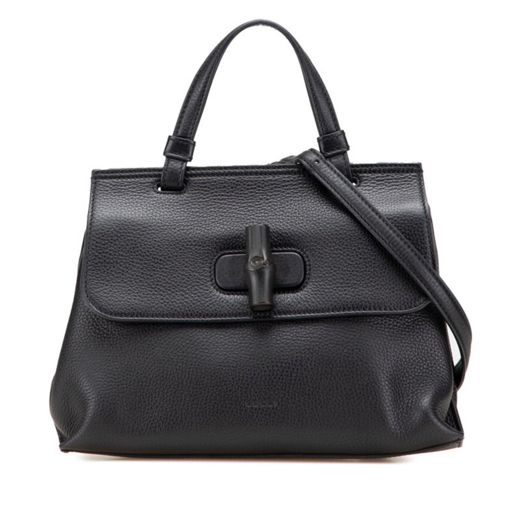 Gucci Bamboo Daily Handbag/Shoulder Bag Leather