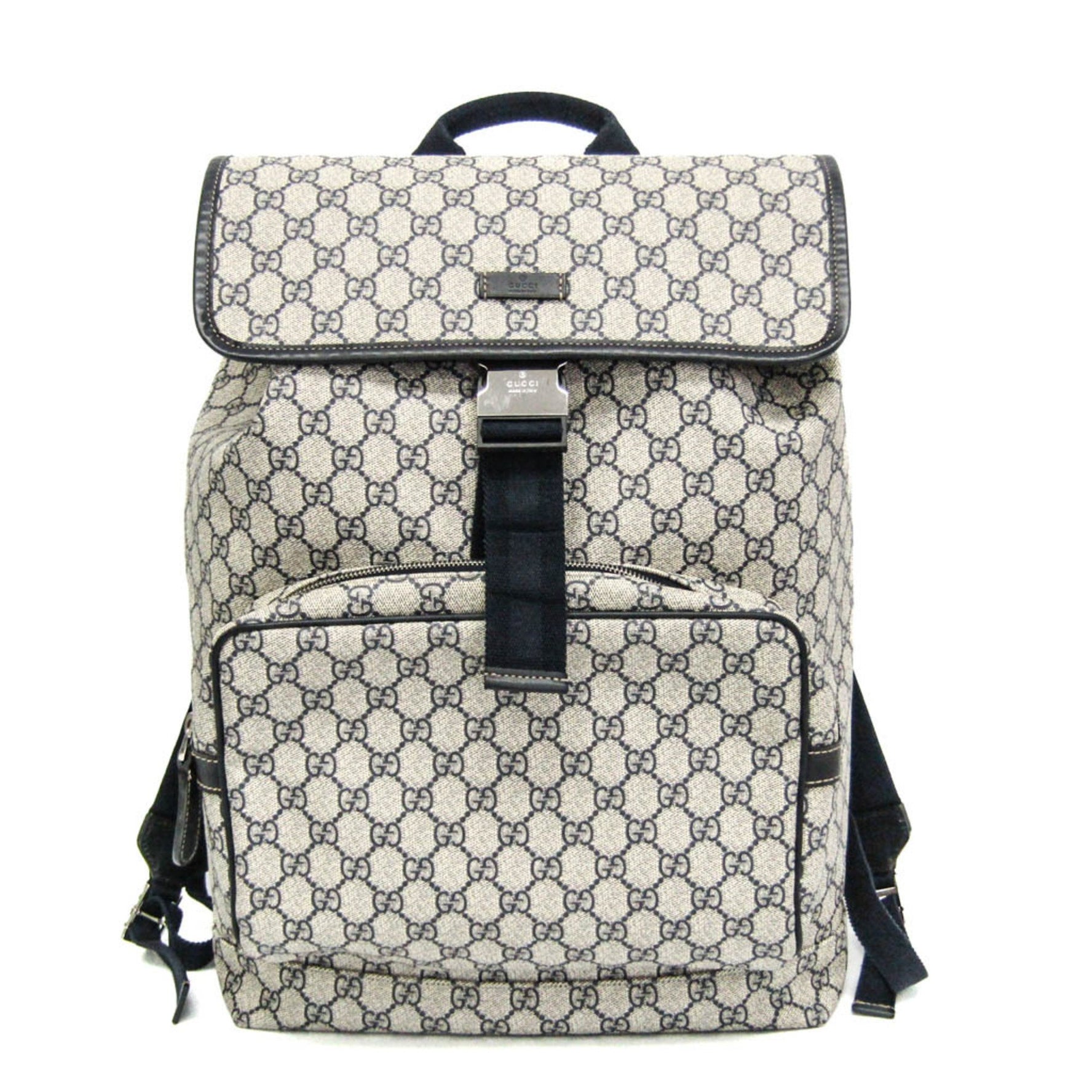 Gucci GG Supreme Men,Women GG Supreme Backpack Beige,Navy
