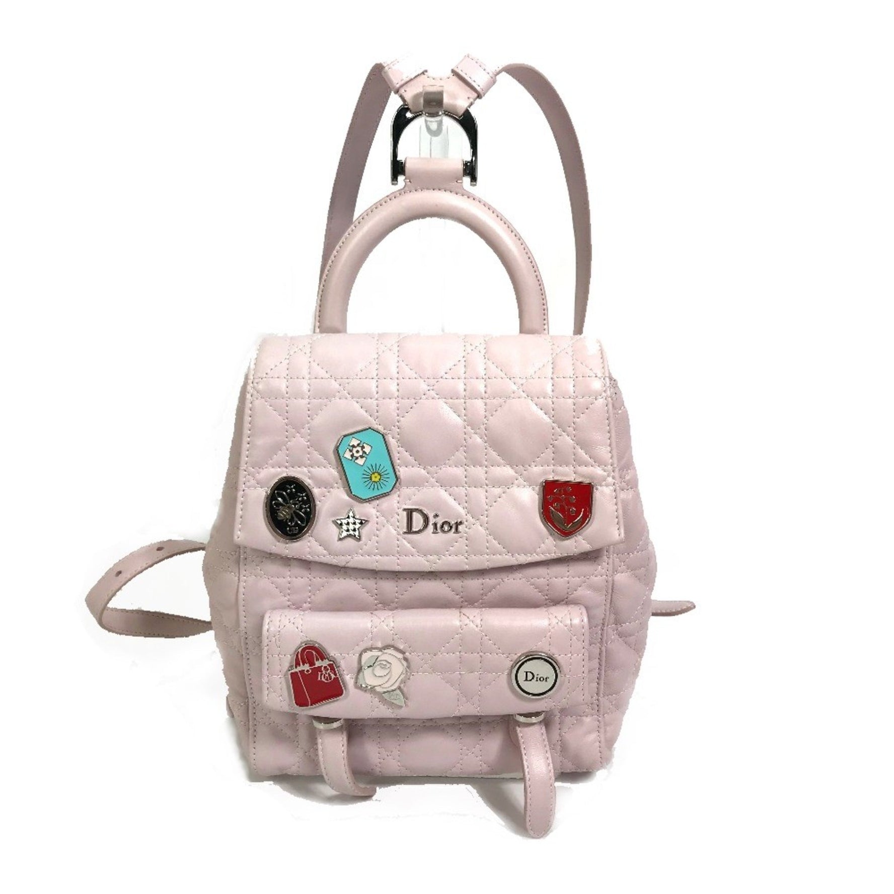 Christian Dior Christian Cannage Stardust Small Ginza limited Backpack Soft