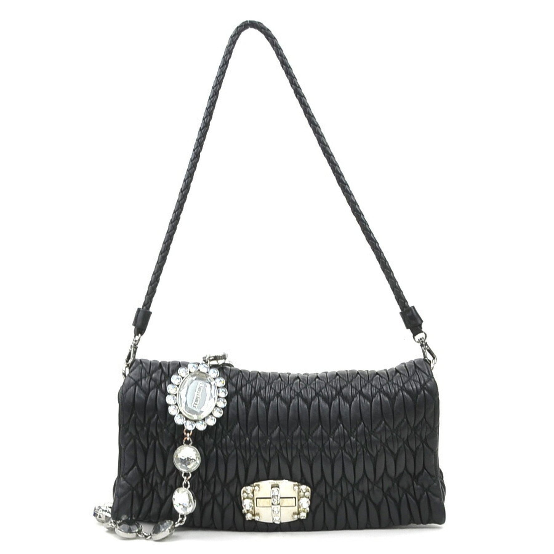 Miu Miu Miu shoulder bag in matelasse leather