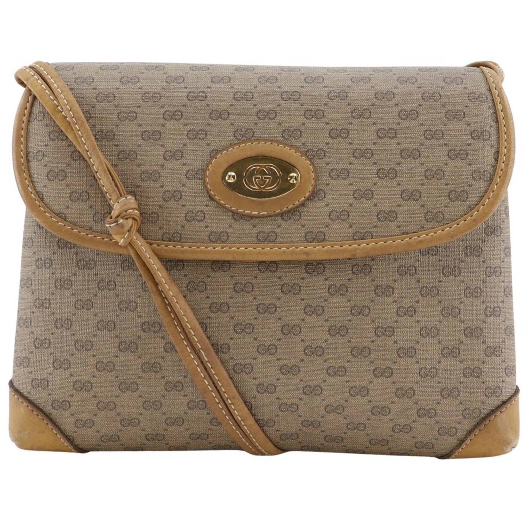 Gucci Old Shoulder Bag Micro GG PVC Type