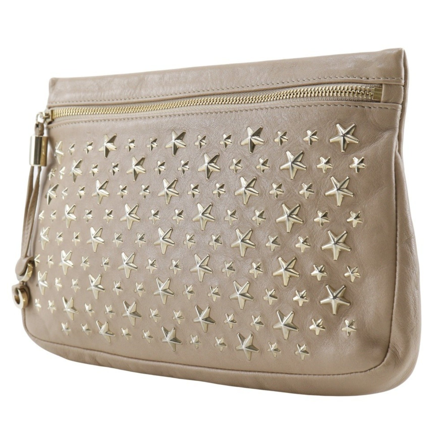 Jimmy Choo Star Studs Pouch Leather