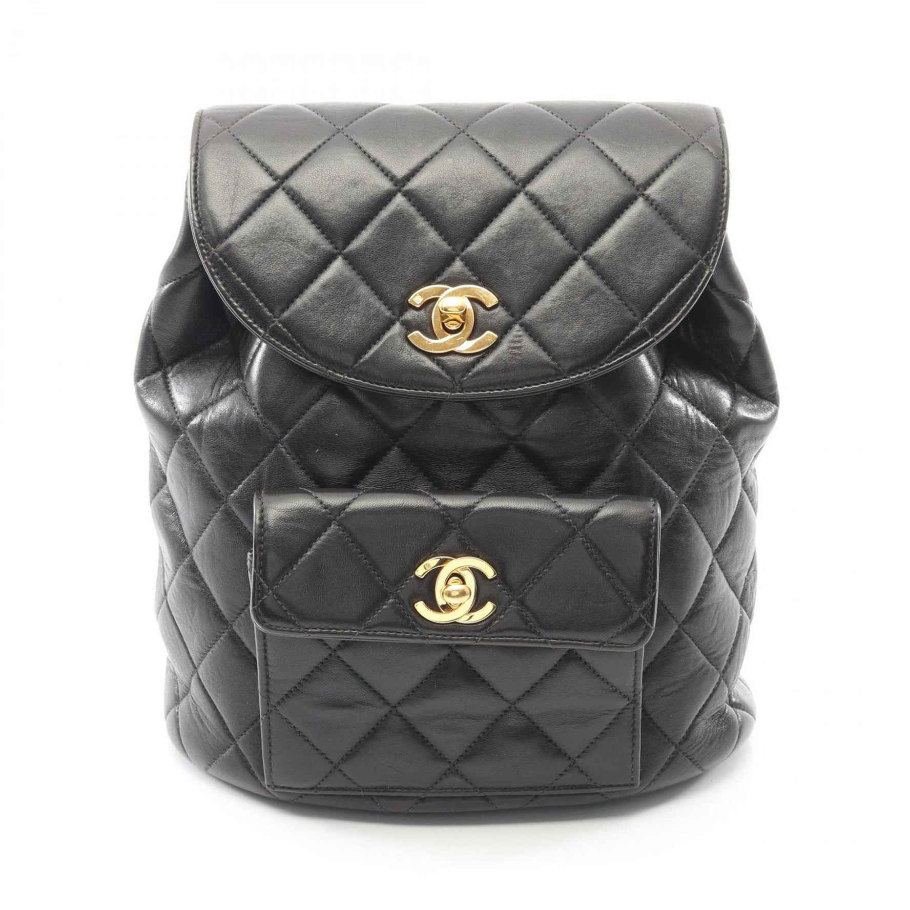 CHANEL Matelasse Backpack Bag in Lambskin Leather