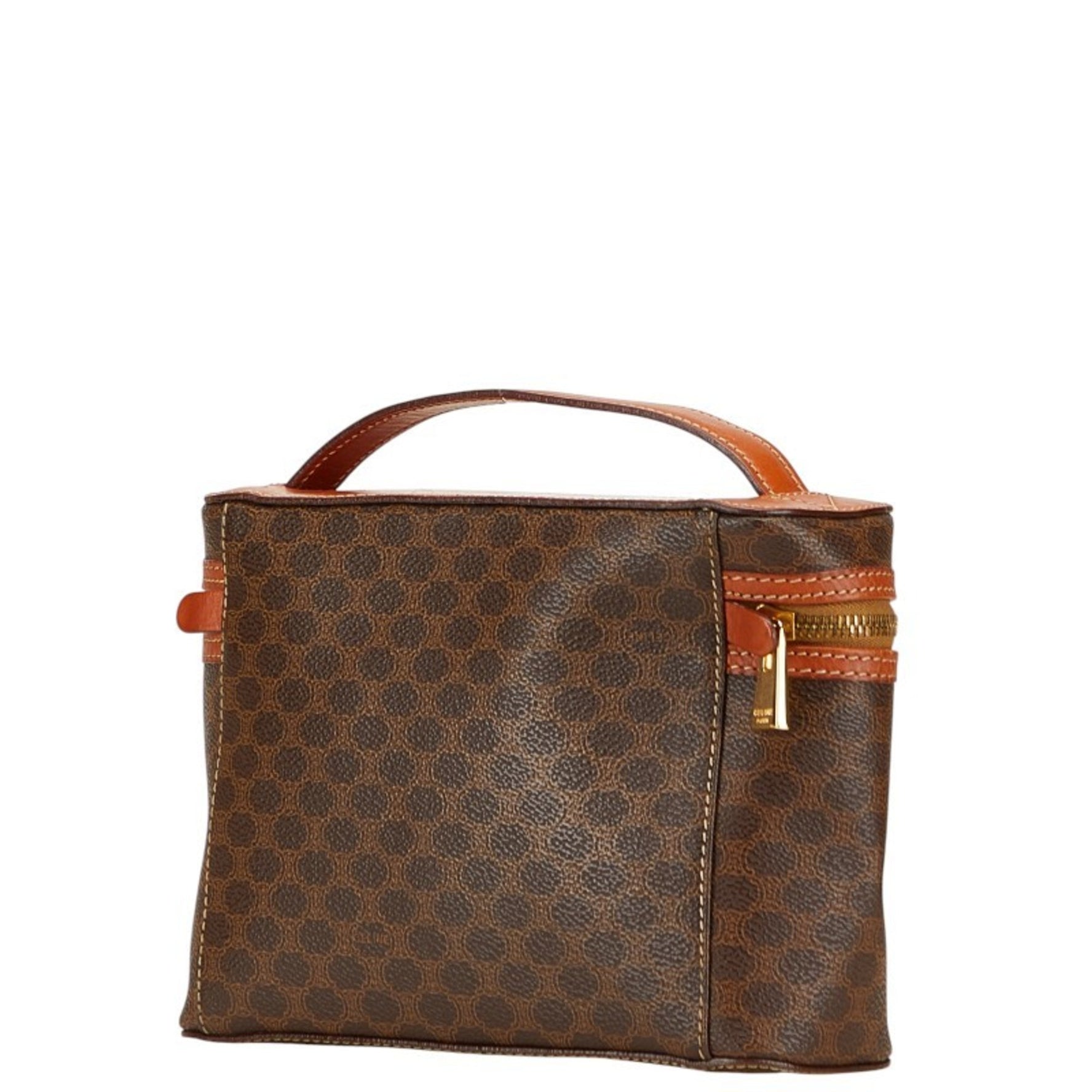 Celine Macadam handbag vanity bag leather