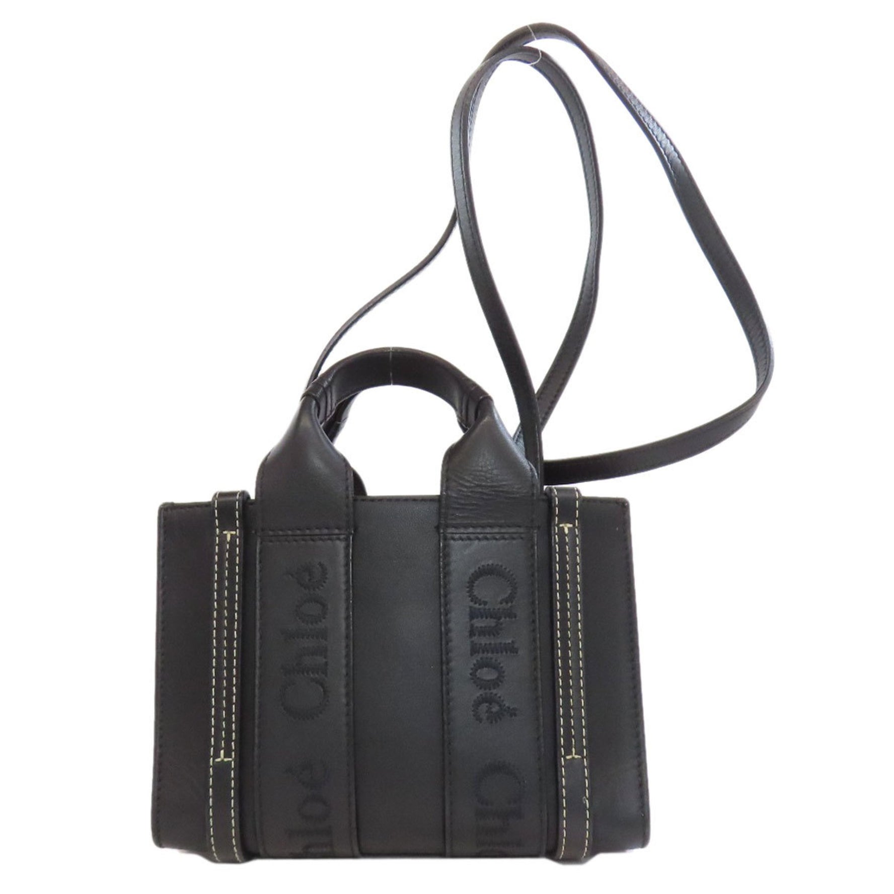 Chloé Chloe Woody Mini Shoulder Bag in Calfskin, CHLOE